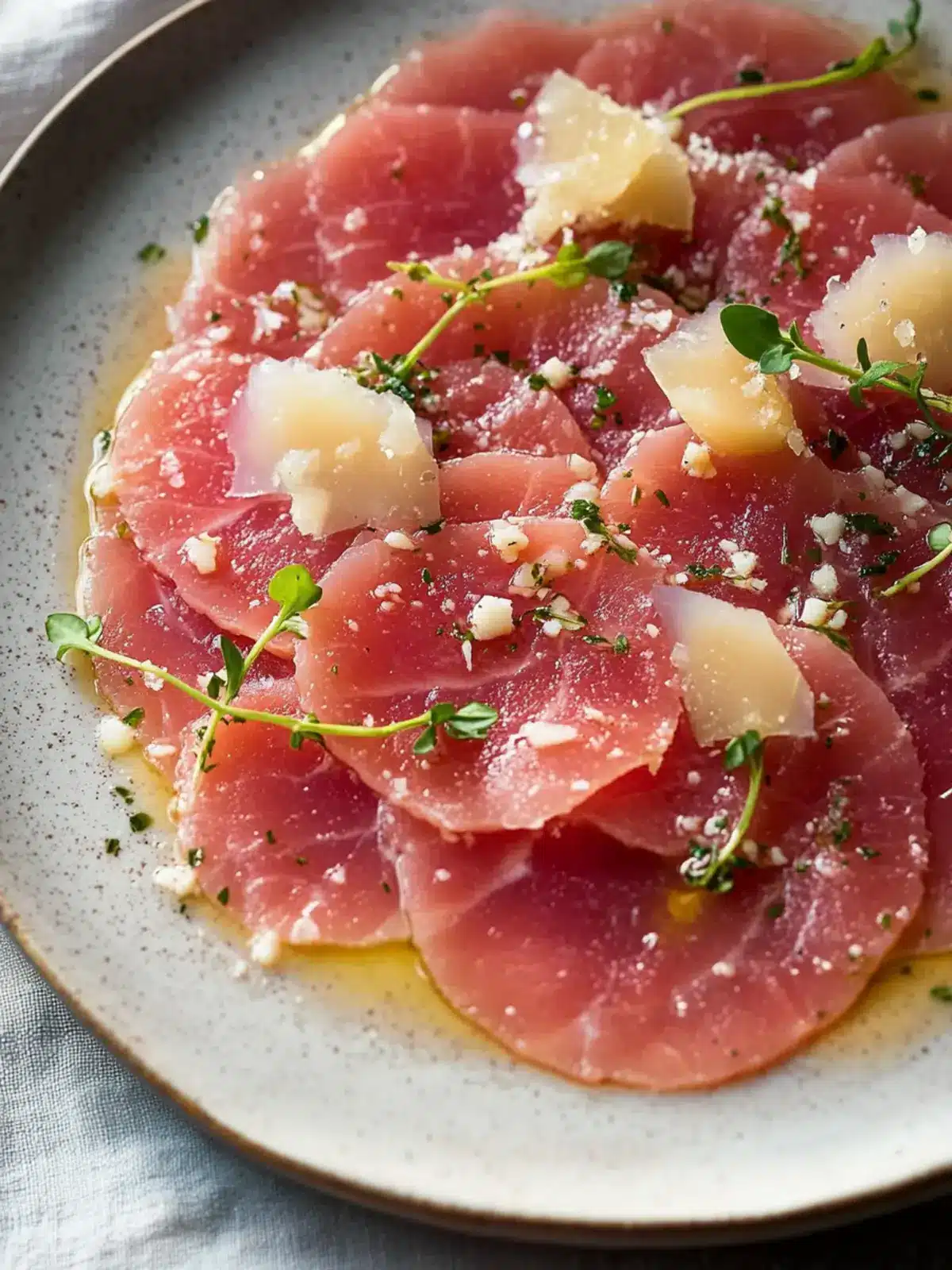 Tuna Carpaccio: Elevate Dinner with this Easy Delight 4 Tuna Carpaccio