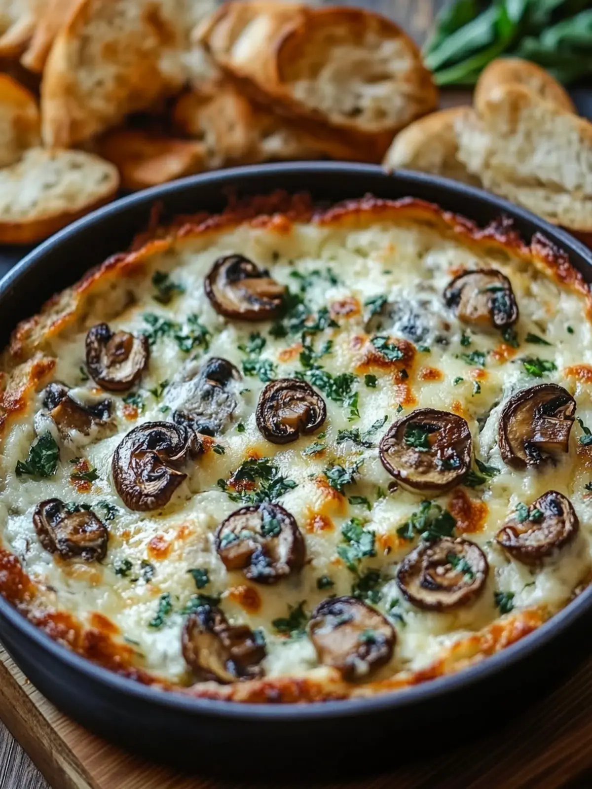 Creamy Stuffed Mushroom Dip: A Cheesy Delight for Everyone 3 Stuffed Mushroom Dip