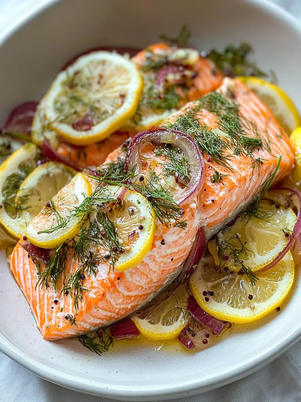 Savory Slow-Roasted Lemon Dill Salmon for a Cozy Dinner 5 Slow-roasted Lemon Dill Salmon