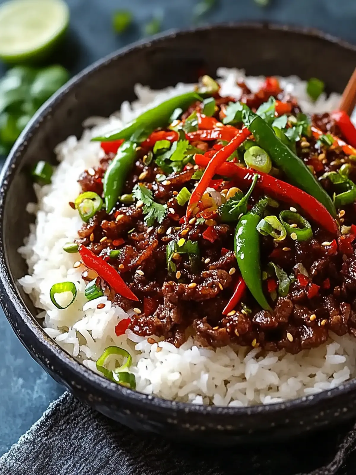 15-Minute Crispy Chilli Beef Rice: Fresh Takeout at Home 3 15-Minute Crispy Chilli Beef Rice