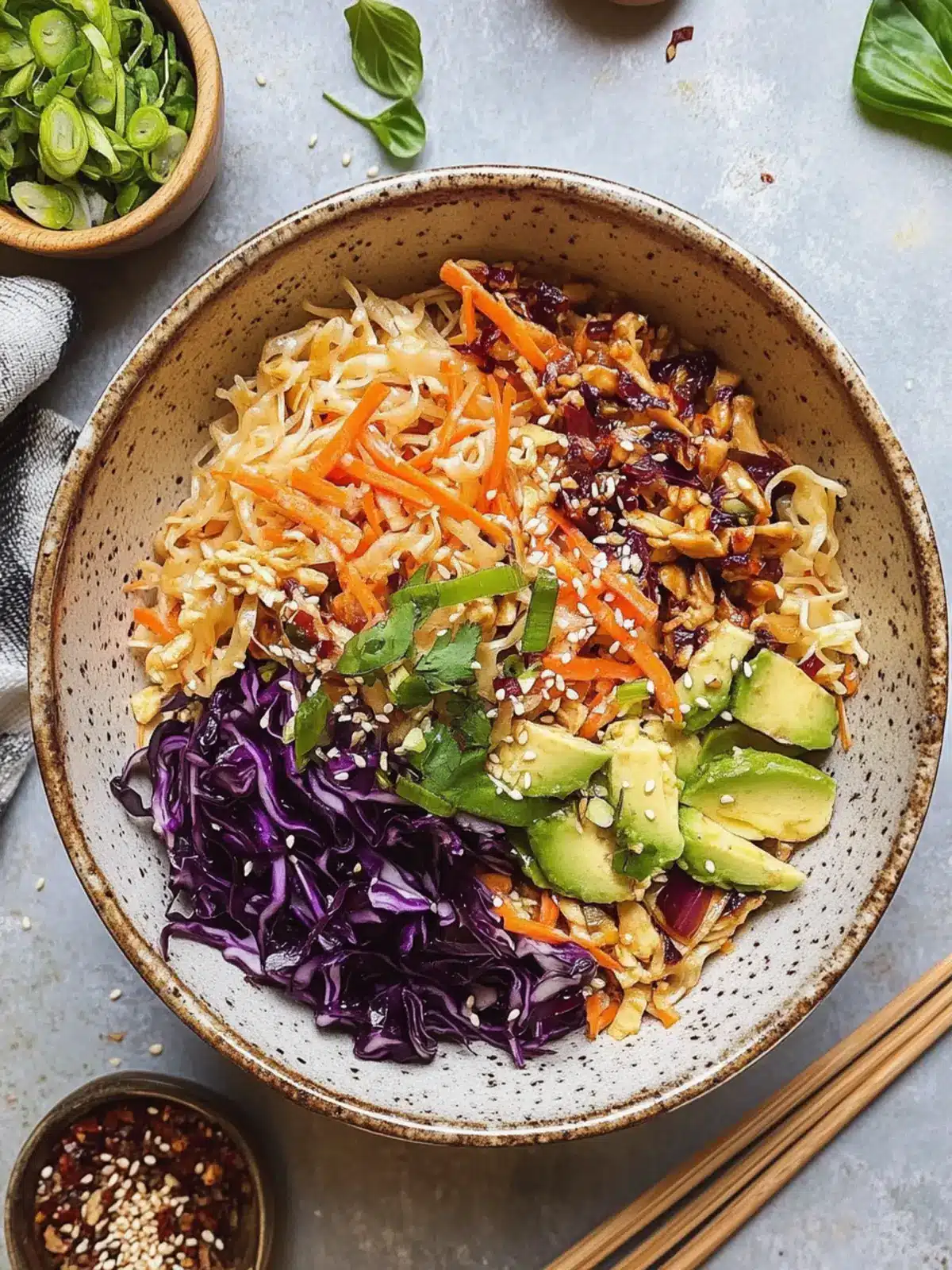 Vegetarian Egg Roll in a Bowl: Quick, Crunchy Delight at Home 5 Vegetarian Egg Roll in a Bowl