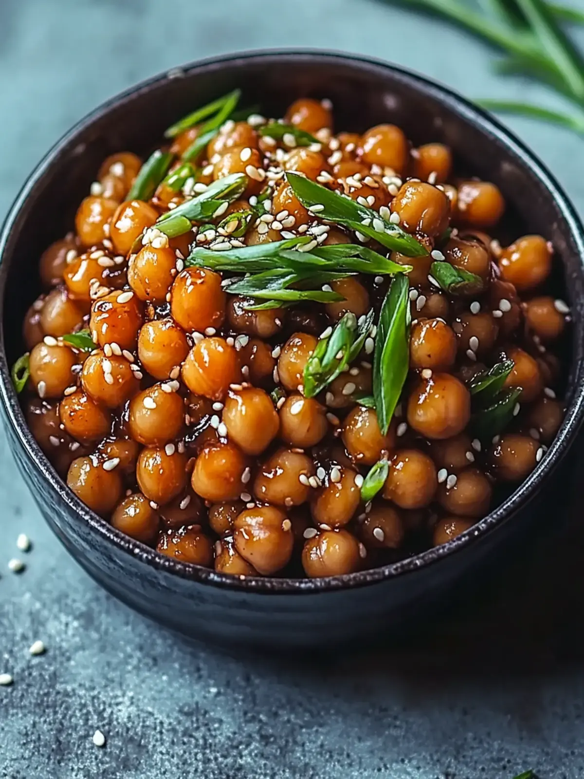 Vegan Sticky Sesame Chickpeas for a Quick Flavor Explosion 5 Vegan Sticky Sesame Chickpeas