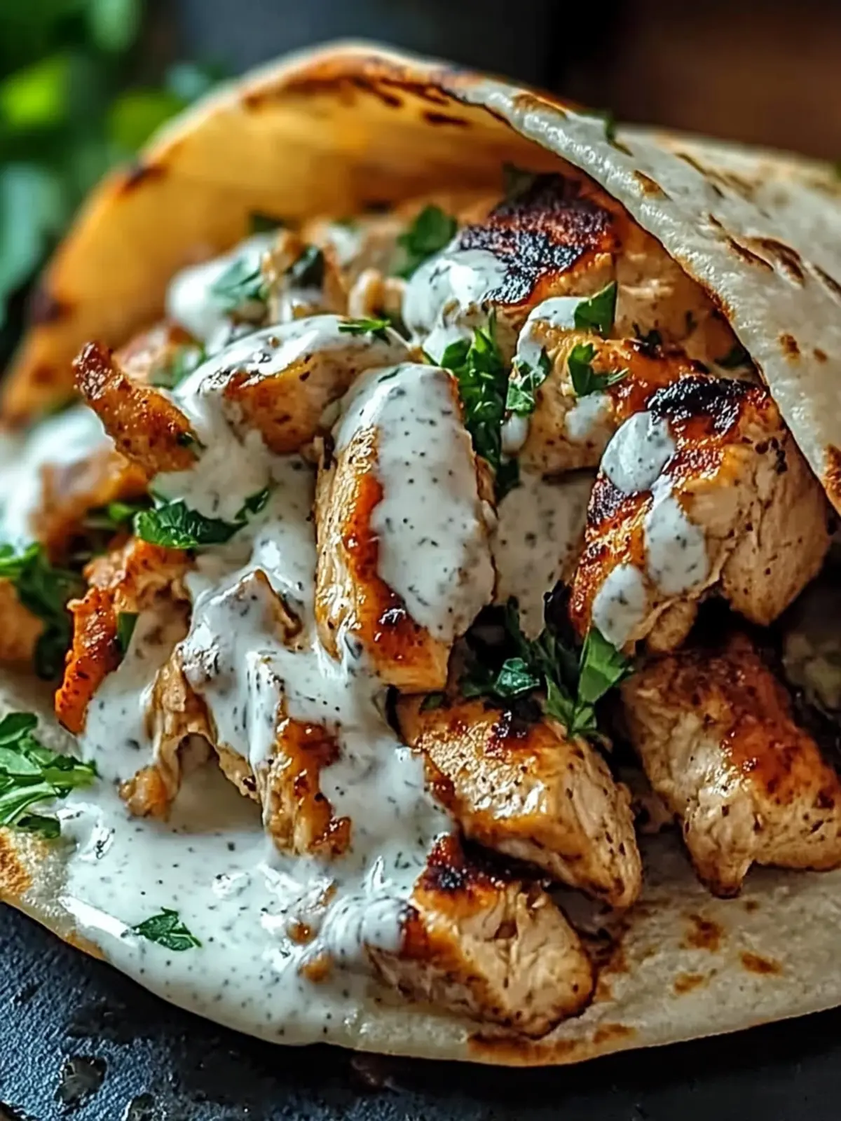 Irresistible Chicken Shawarma with Creamy Garlic Sauce Recipe 5 Chicken Shawarma with Creamy Garlic Sauce