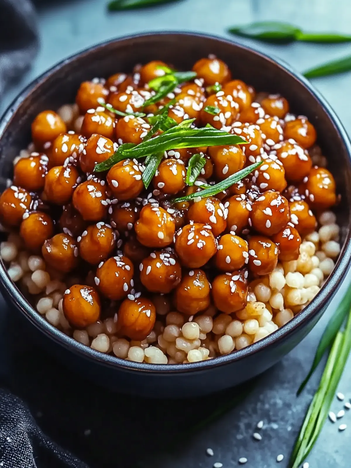 Vegan Sticky Sesame Chickpeas for a Quick Flavor Explosion 4 Vegan Sticky Sesame Chickpeas