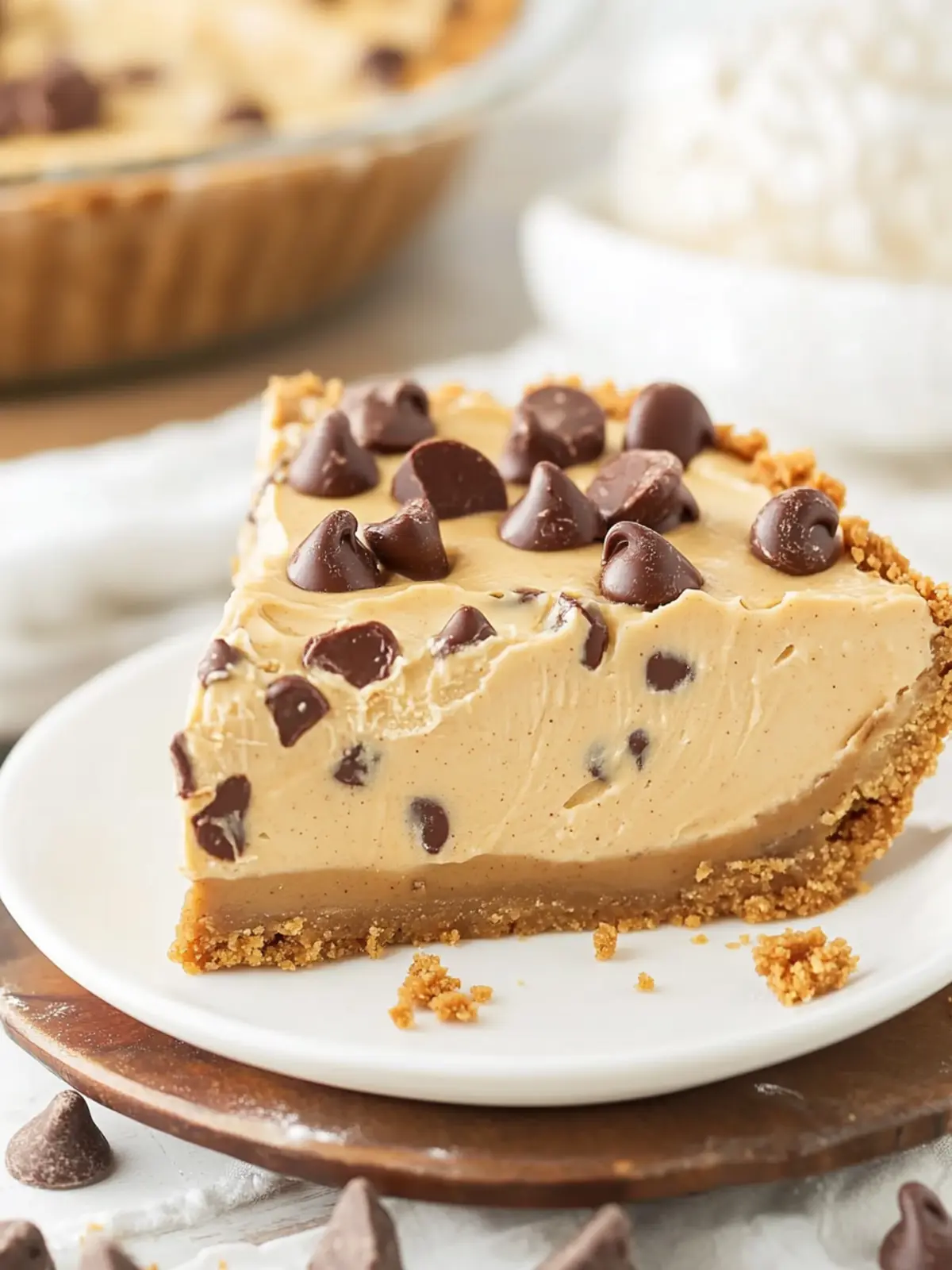 Chocolate Chip Cookie Crust Peanut Butter Pie: Ultimate Delight 2 Chocolate Chip Cookie Crust Peanut Butter Pie