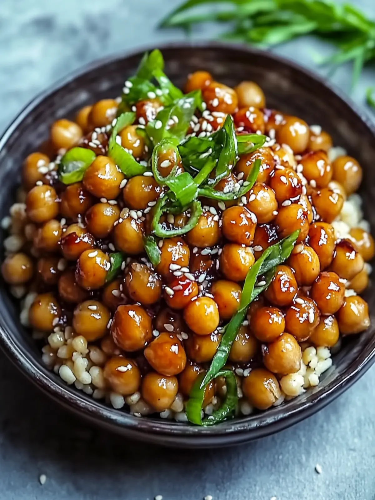 Vegan Sticky Sesame Chickpeas for a Quick Flavor Explosion 2 Vegan Sticky Sesame Chickpeas