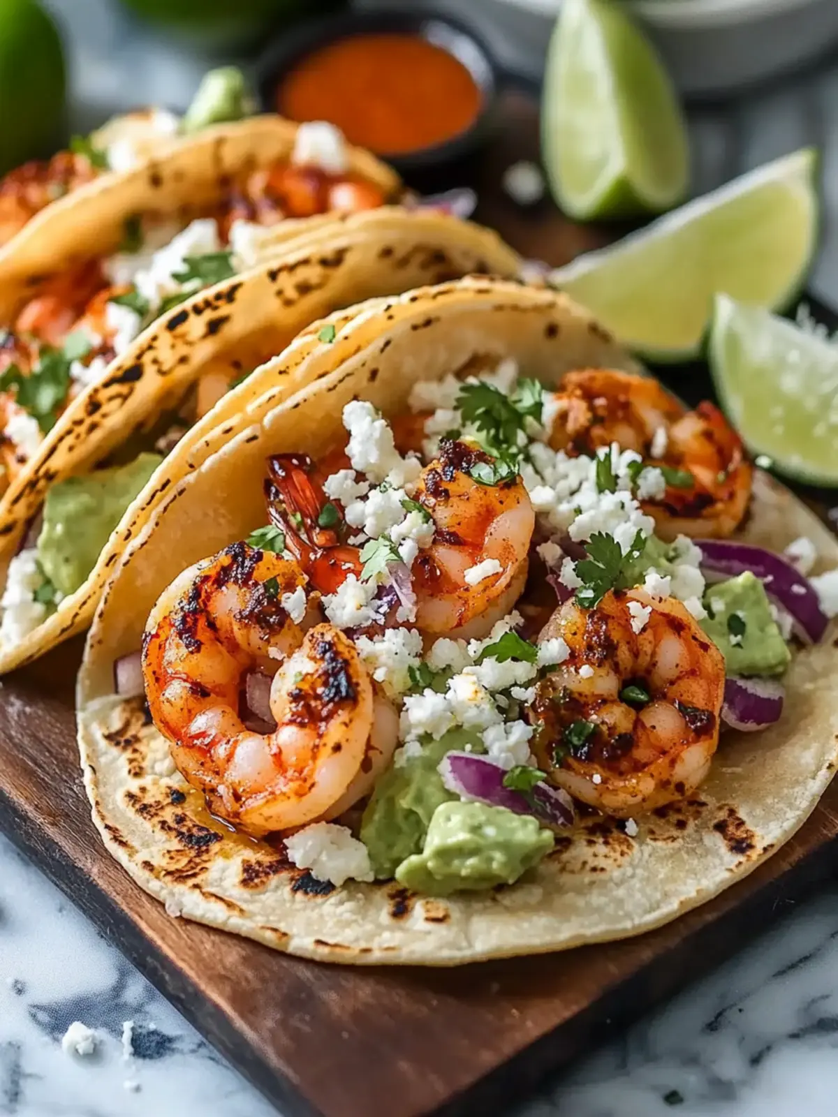 Mouthwatering Shrimp Tacos Ready in 30 Minutes or Less 3 Mouthwatering Shrimp Tacos