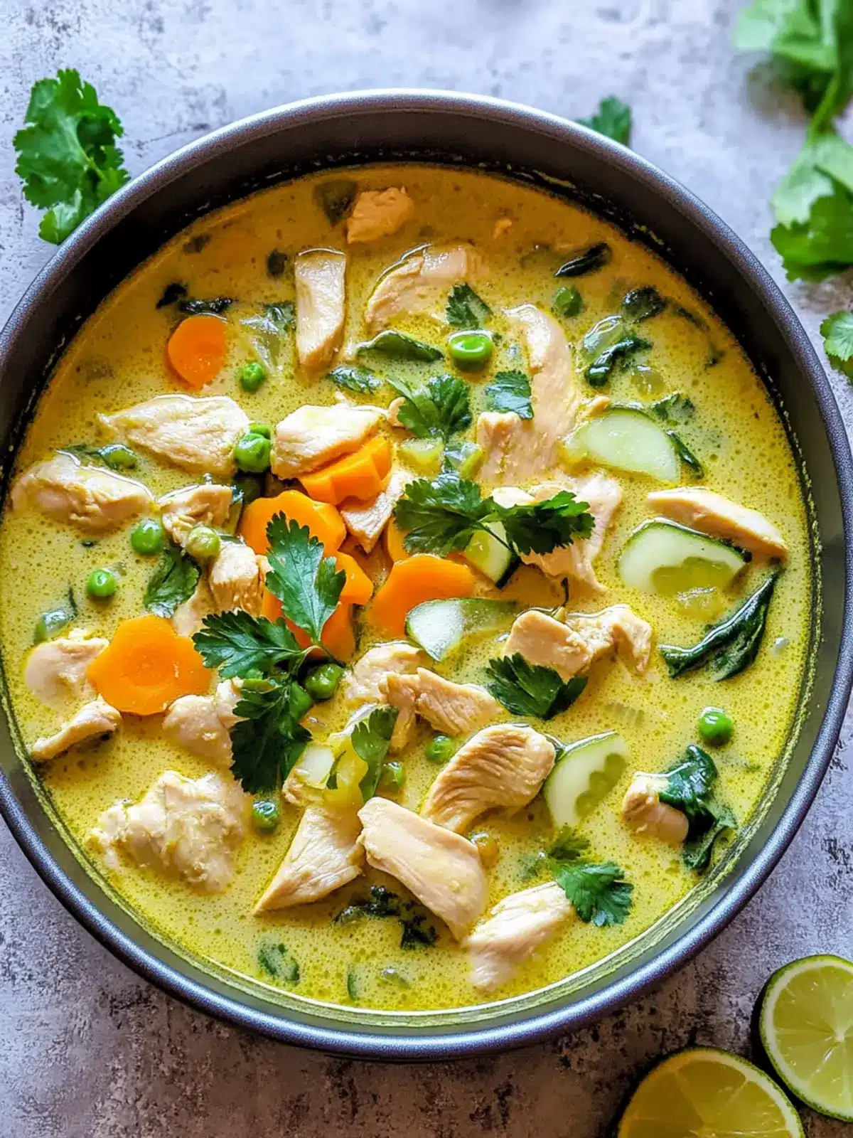 Savory Green Thai Chicken Coconut Curry in Just 20 Minutes 3 Green Thai Chicken Coconut Curry