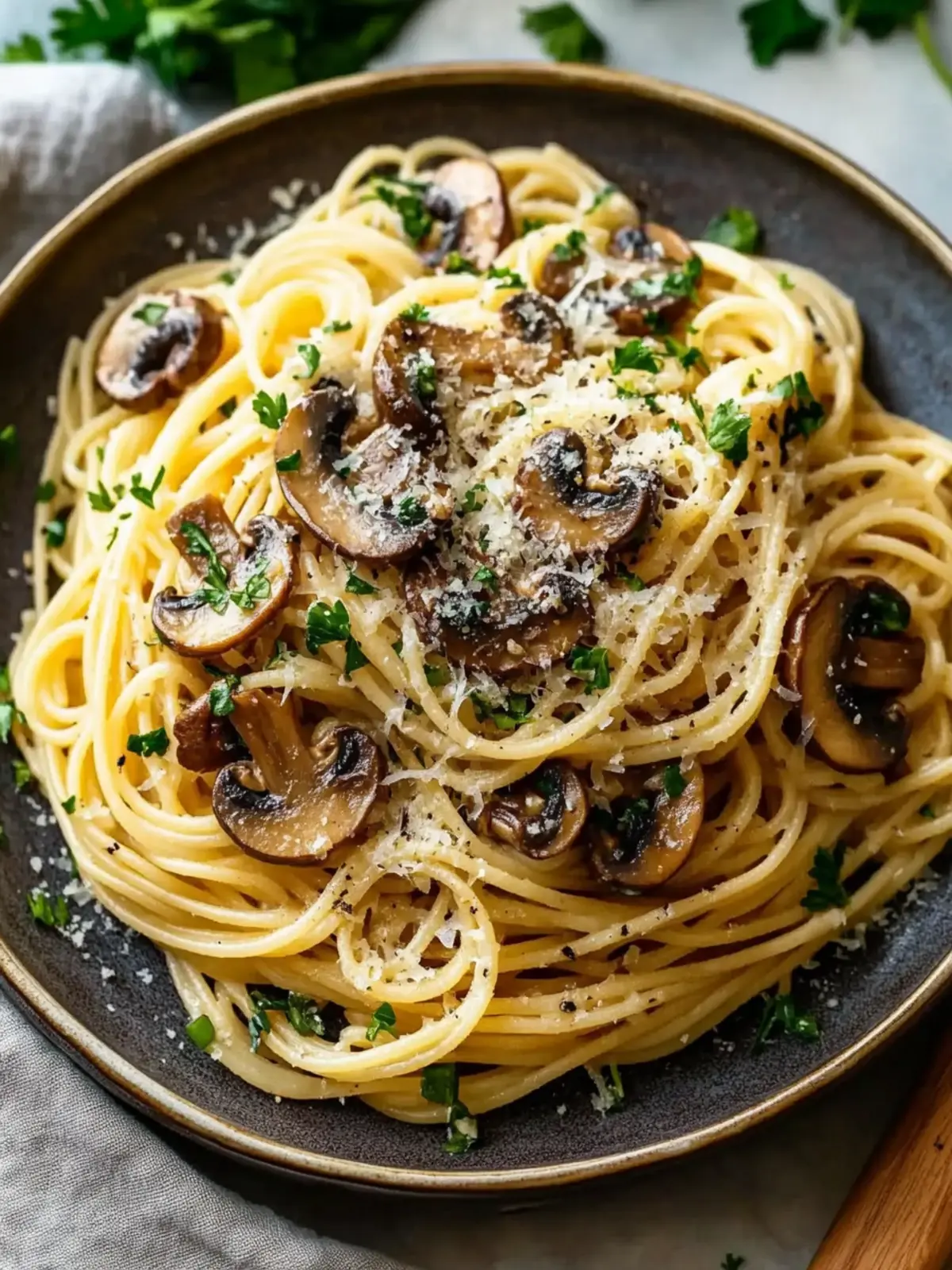 Mouthwatering Mushroom Pasta Aglio Olio Ready in 20 Minutes 2 Mouthwatering Mushroom Pasta Aglio Olio