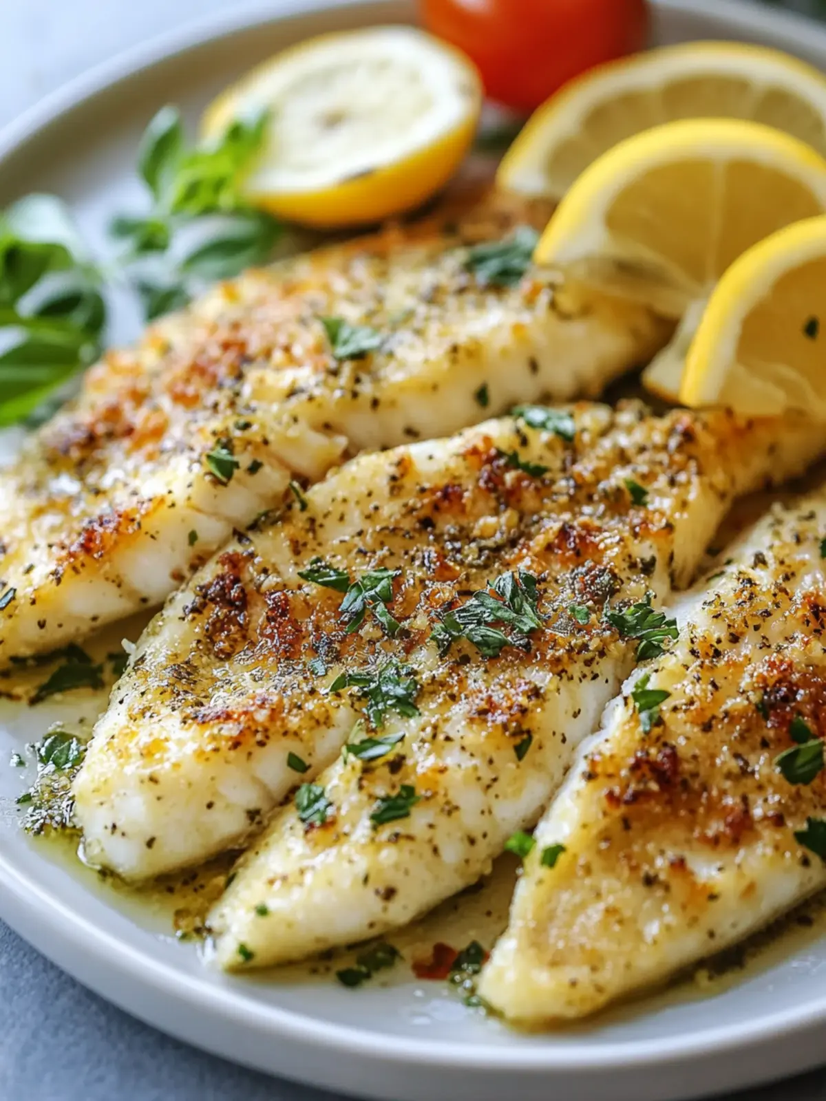 Easy Baked Flounder Oreganata with Crunchy Garlic Topping 5 Easy Baked Flounder Oreganata