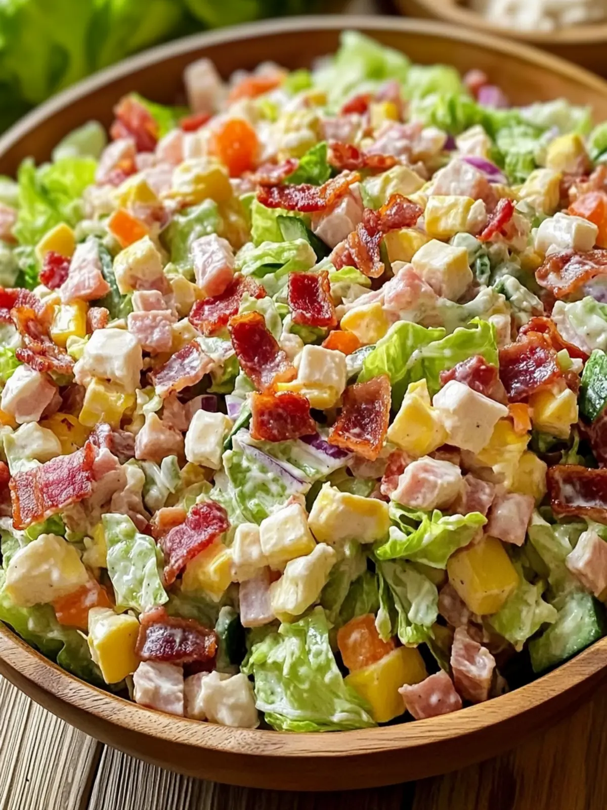 Bacon Ranch Chopped Salad: Fresh, Flavorful, and Effortless 2 Bacon Ranch Chopped Salad