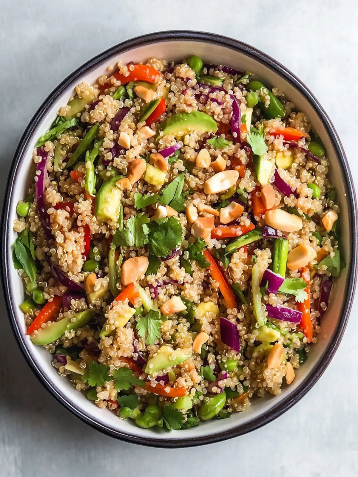 Easy 20-Minute Thai Quinoa Salad That's Unbelievably Delicious 5 Easy 20-Minutes Thai Quinoa Salad