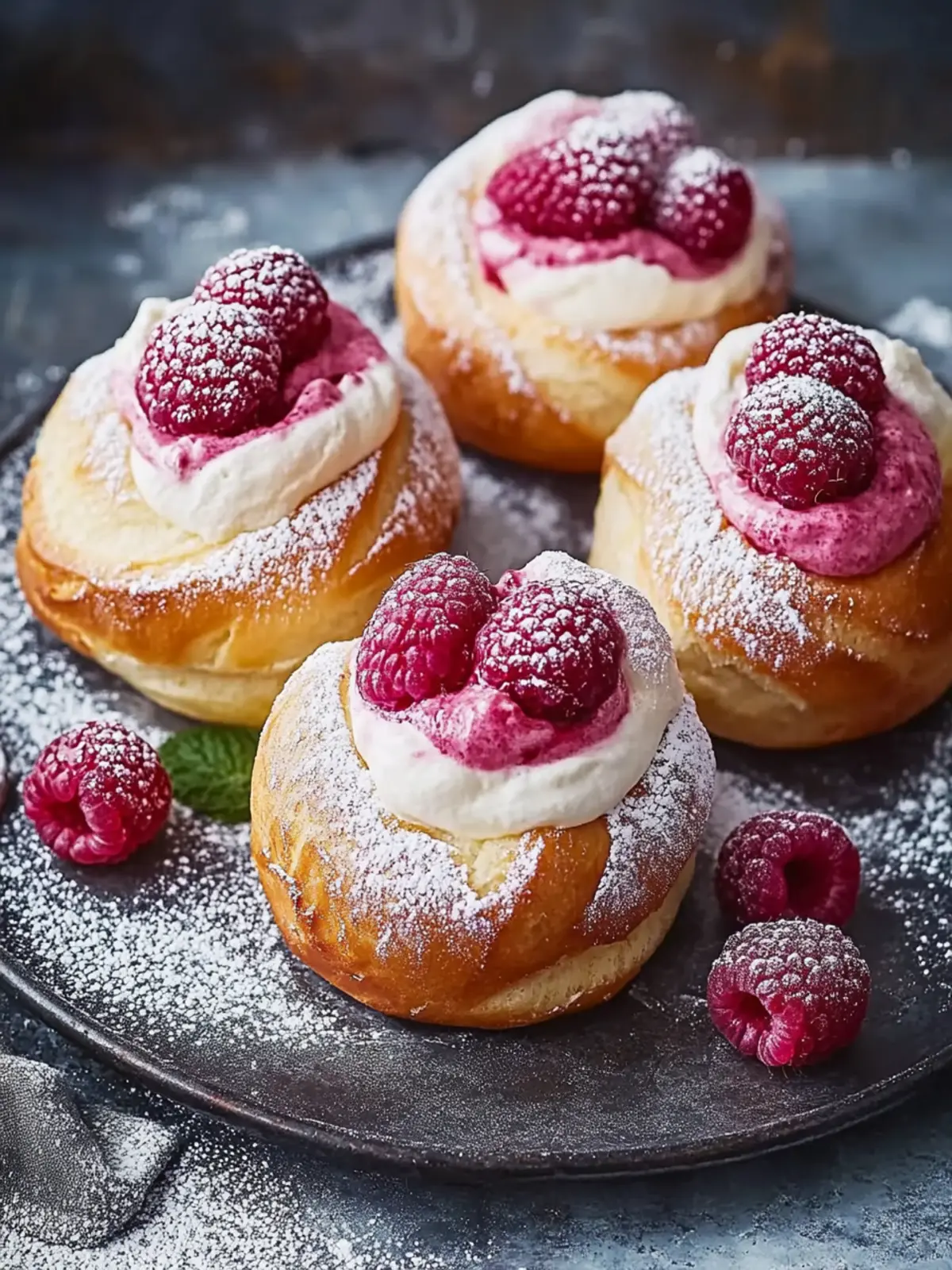Decadent Raspberry Cream Maritozzi Buns You Must Try Today 4 Raspberry Cream Maritozzi Buns