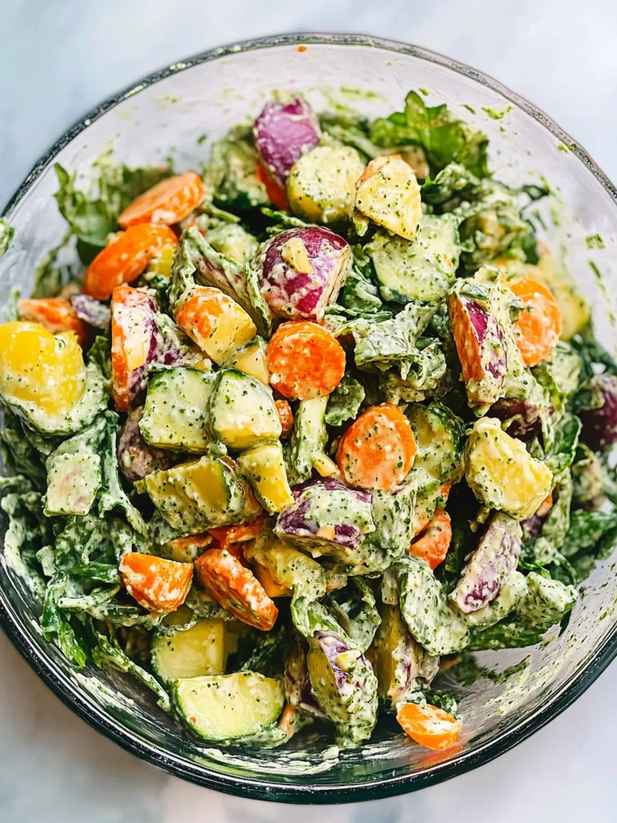 Delicious Copycat Sweetgreen Green Goddess Salad Recipe 3 Copycat Sweetgreen Green Goddess Salad