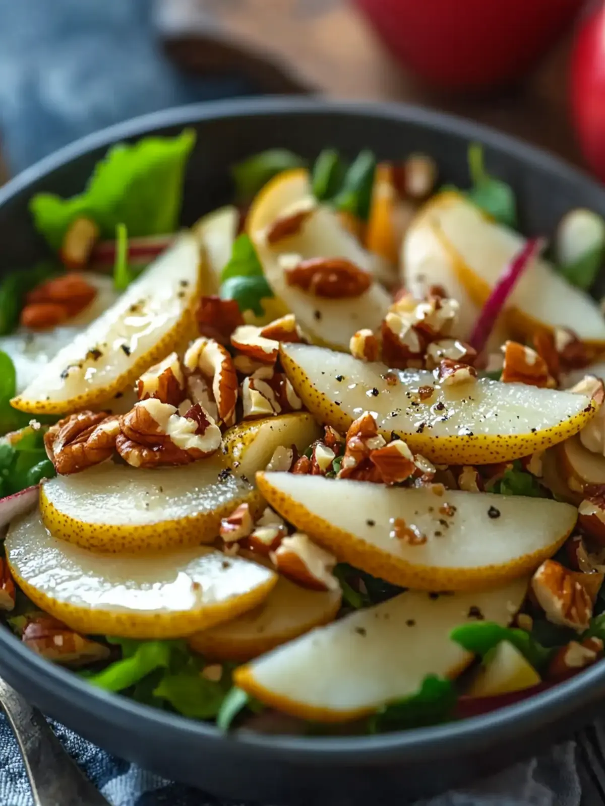 Zesty Pear Walnut Salad Recipe for a Fresh Flavor Boost 3 Zesty Pear Walnut Salad Recipe