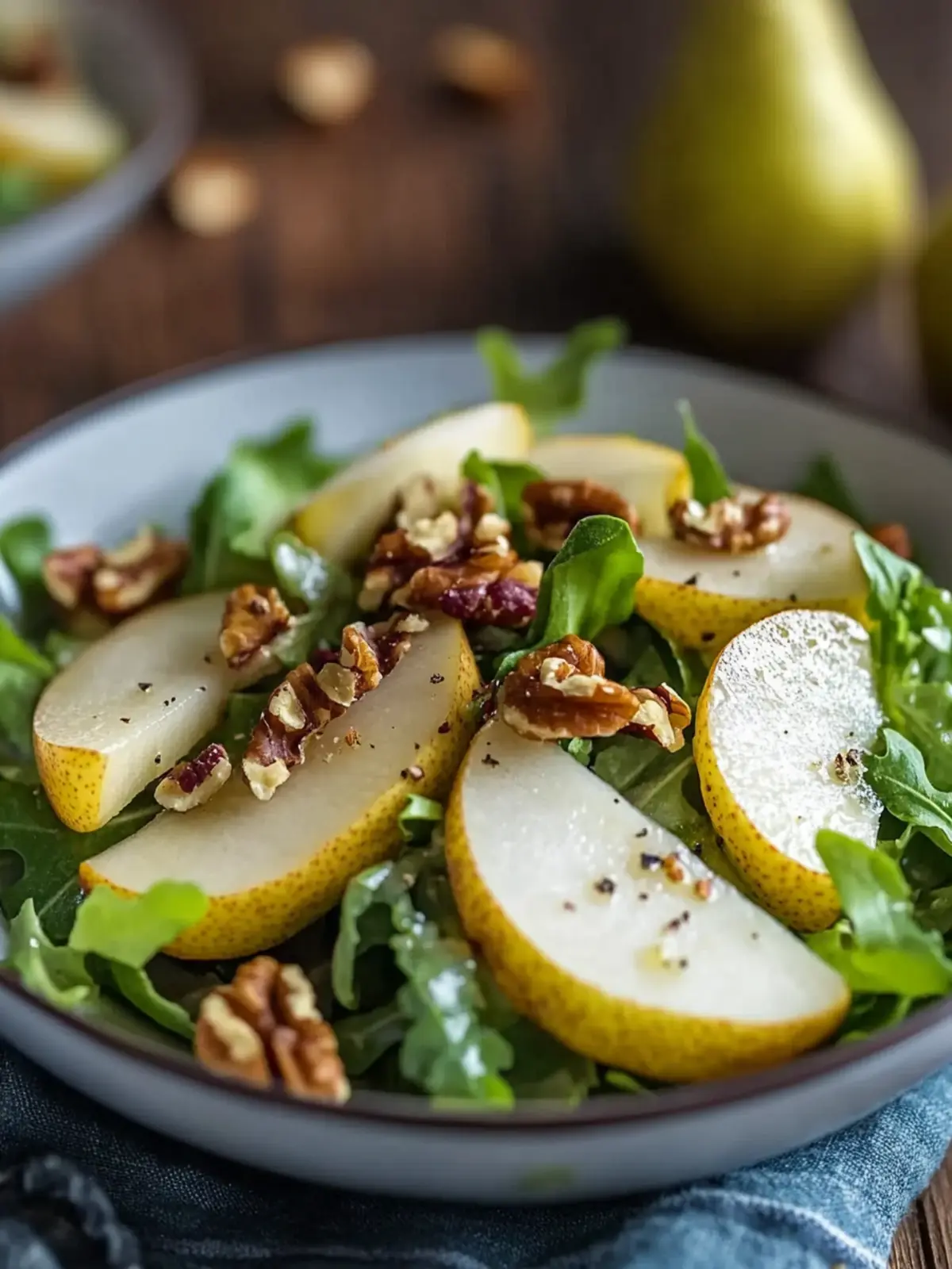 Zesty Pear Walnut Salad Recipe for a Fresh Flavor Boost 4 Zesty Pear Walnut Salad Recipe