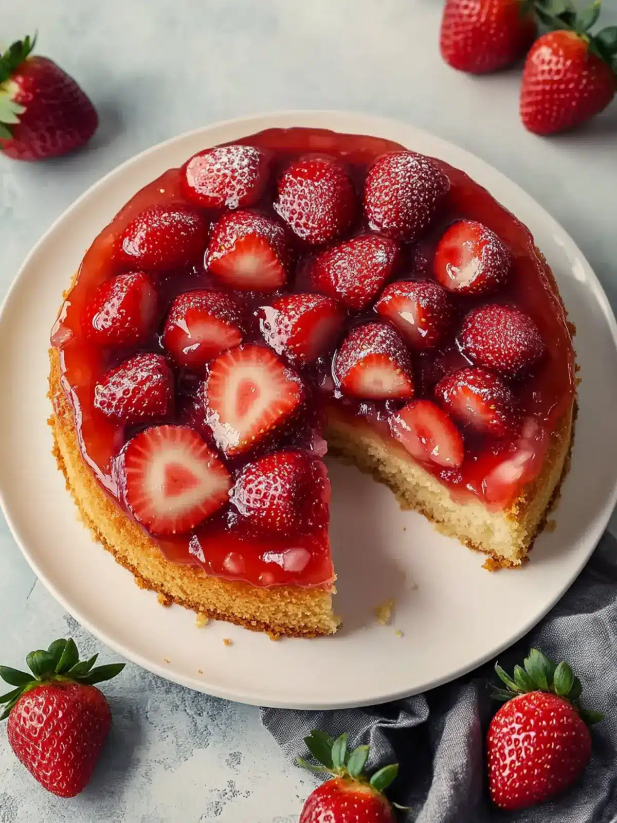Irresistible Traditional Strawberry Upside Down Cake Recipe 5 Traditional Strawberry Upside Down Cake