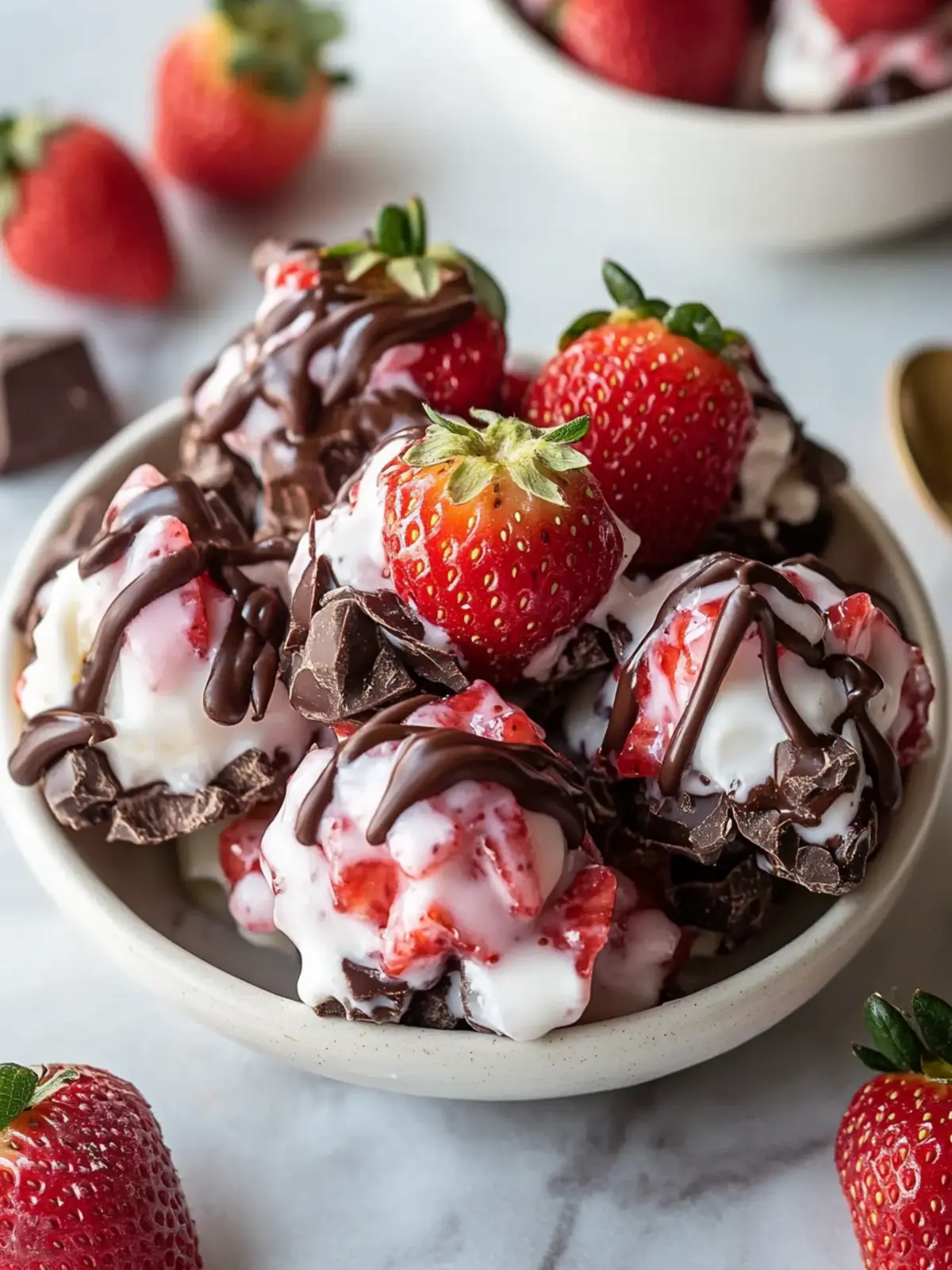 Delicious Chocolate Strawberry Yogurt Clusters for Guilt-Free Snacking 5 Chocolate Strawberry Yogurt Clusters