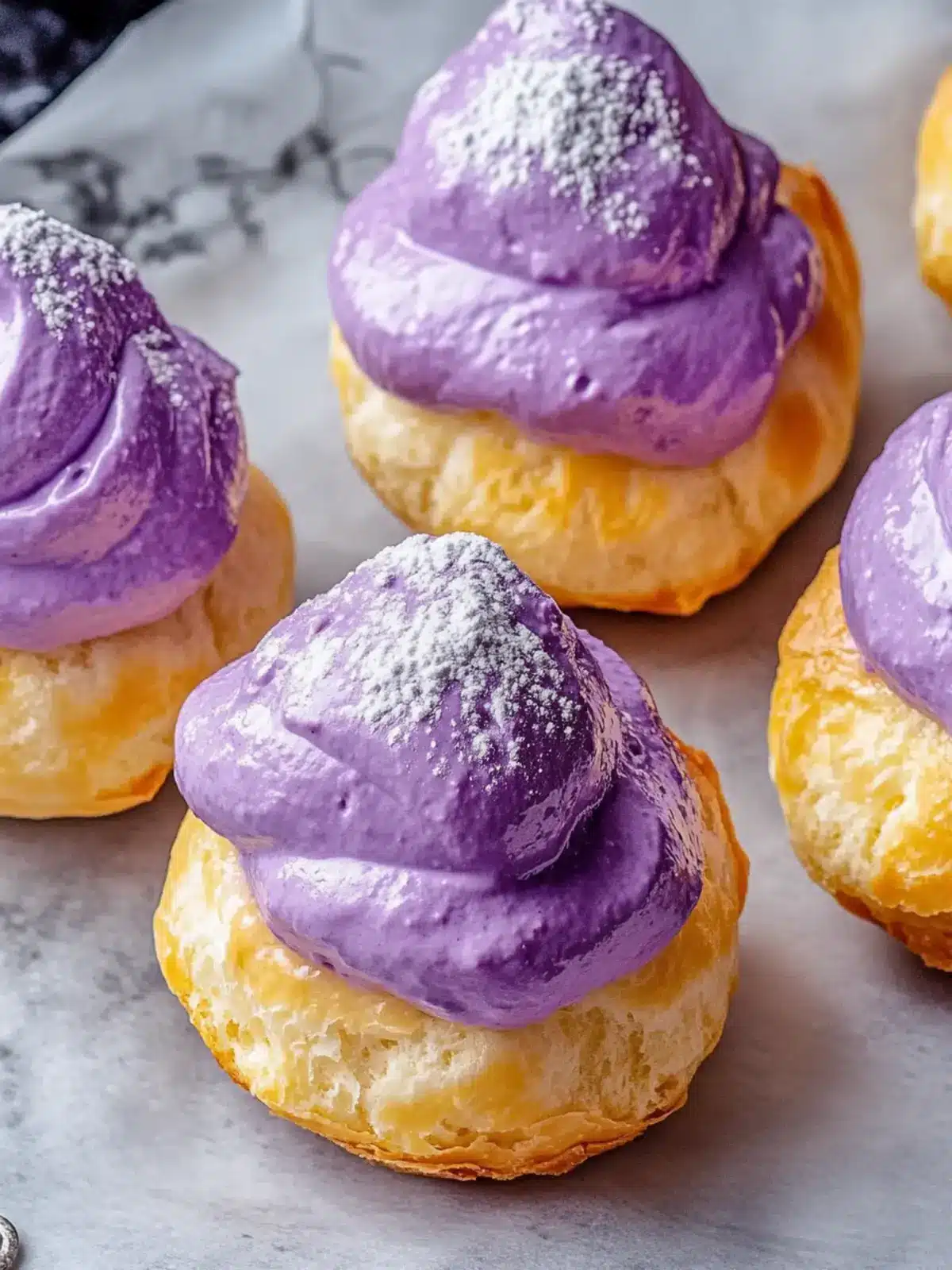 Delicious Ube Cream Puffs for Your Next Sweet Indulgence 5 Ube Cream Puffs