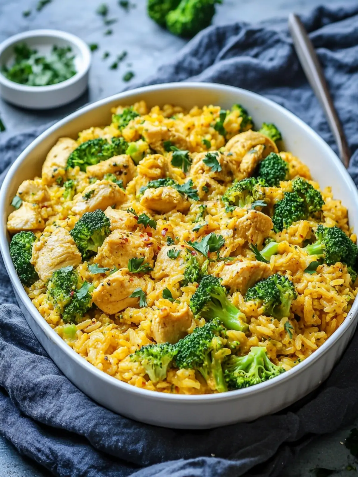 One Pot Curried Chicken Broccoli Rice Casserole Bliss 2 One Pot Curried Chicken Broccoli Rice Casserole