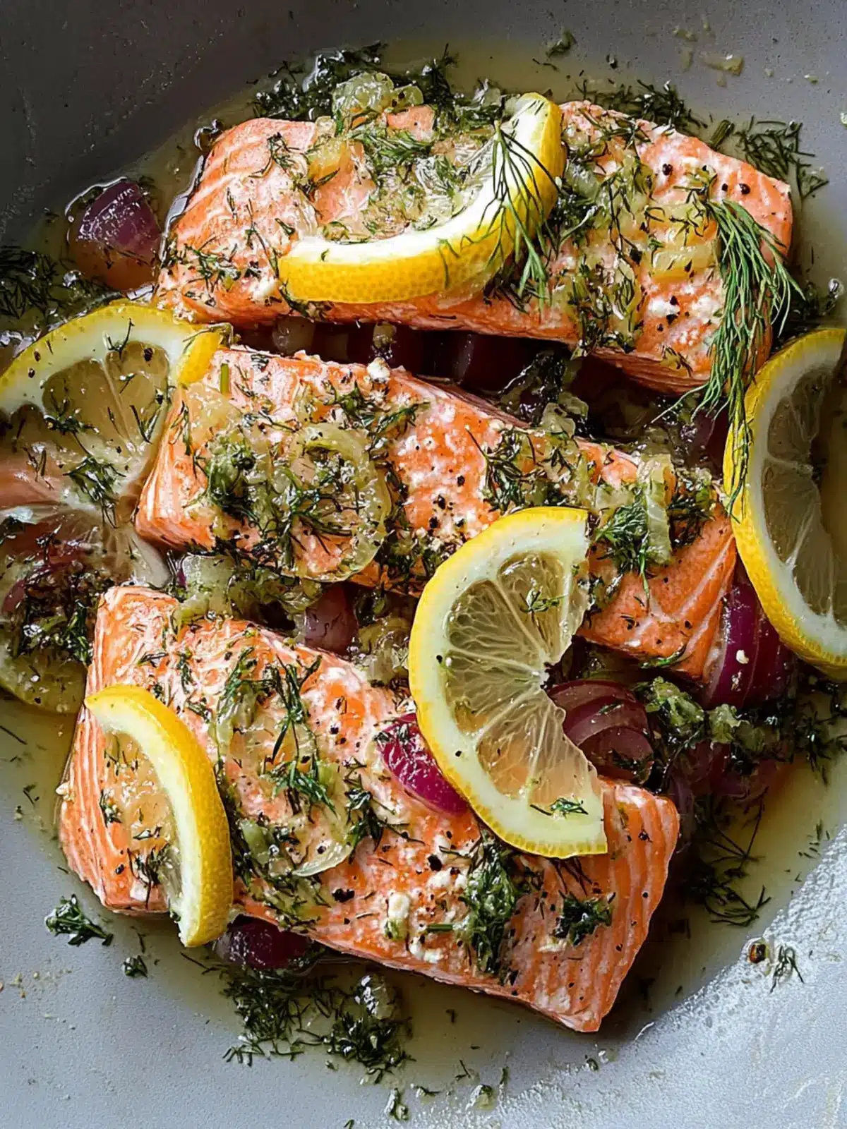 Savory Slow-Roasted Lemon Dill Salmon for a Cozy Dinner 2 Slow-roasted Lemon Dill Salmon