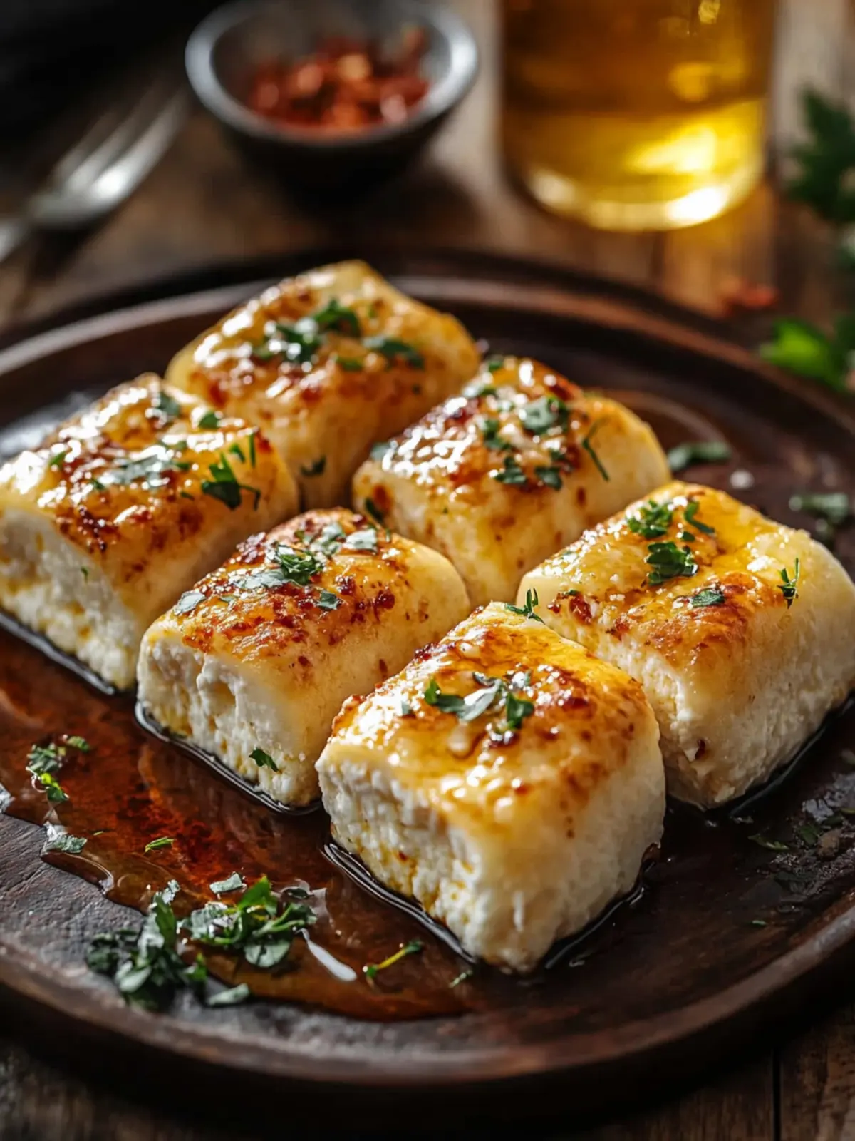 Oven Baked Feta Rolls with Chili Honey: A Flavorful Delight 4 Oven Baked Feta Rolls with Chili Honey