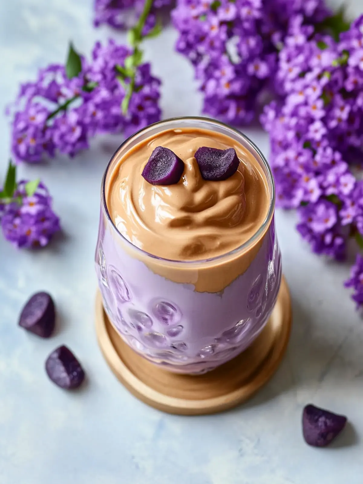 Whip Up Ube Dalgona Coffee for a Colorful Morning Boost 3 Ube Dalgona Coffee