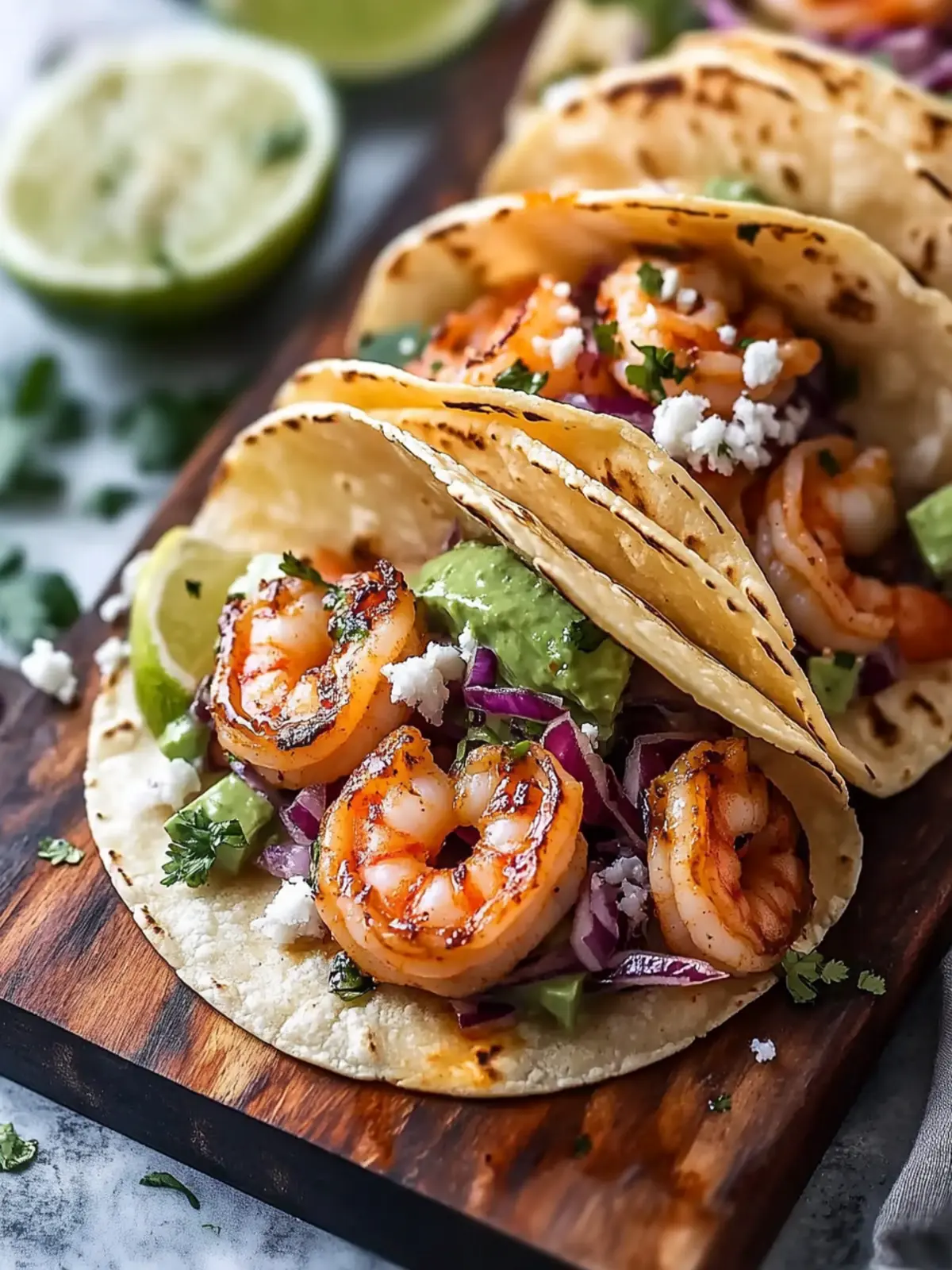 Mouthwatering Shrimp Tacos Ready in 30 Minutes or Less 4 Mouthwatering Shrimp Tacos
