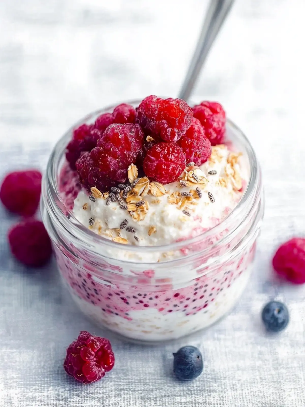 Transform Mornings with Berry Chia Overnight Oats Delight 5 Berry Chia Overnight Oats