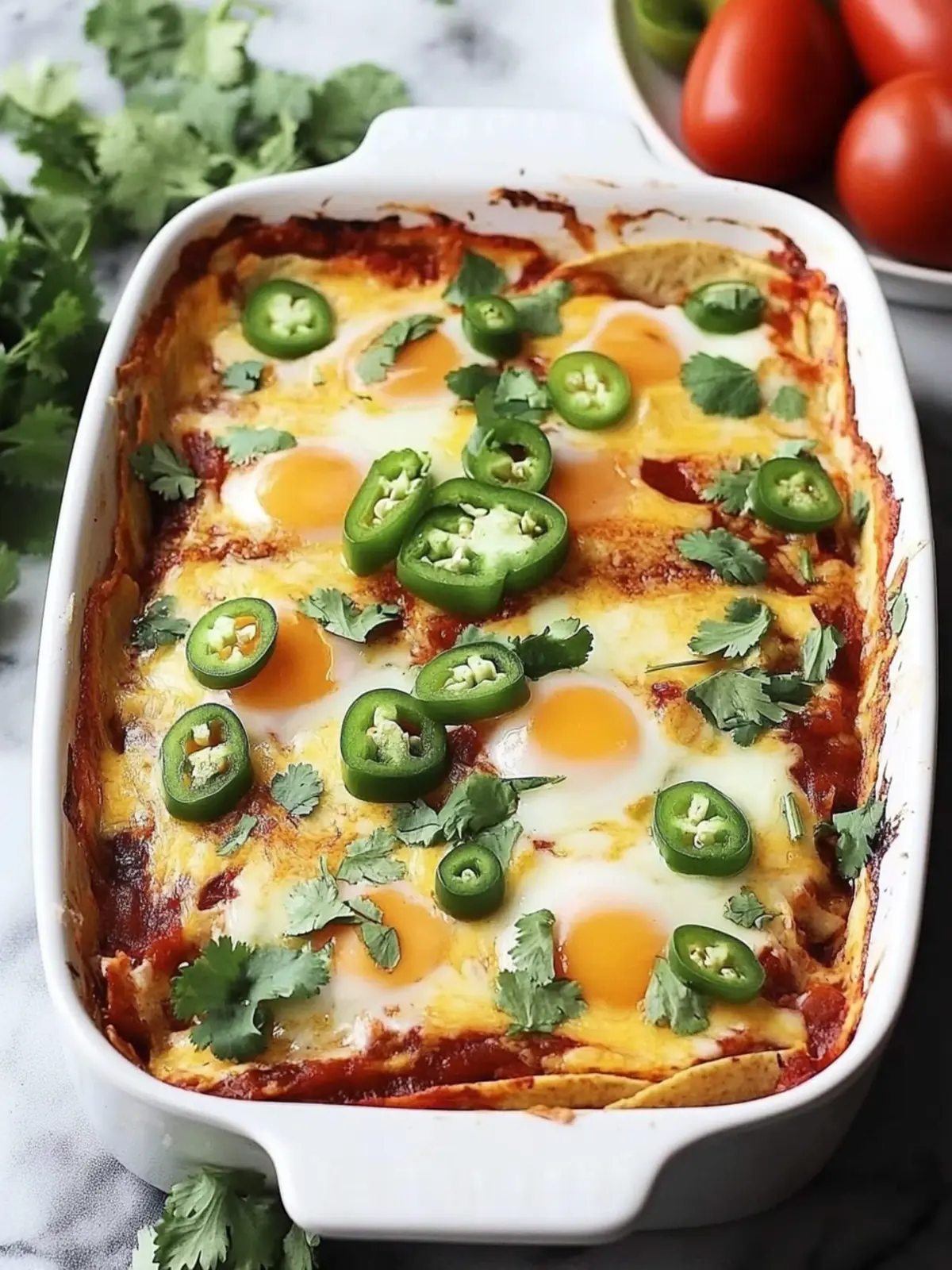 Huevos Rancheros Breakfast Casserole: A Fl flavorful Start! 4 Huevos Rancheros Breakfast Casserole