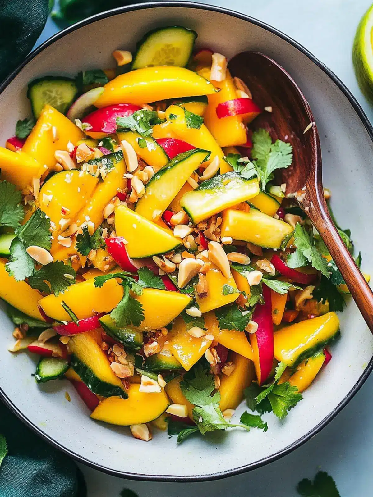 Zesty Thai Mango Salad With Crunchy Veggies for a Tropical Twist 5 Zesty Thai Mango Salad With Crunchy Veggies