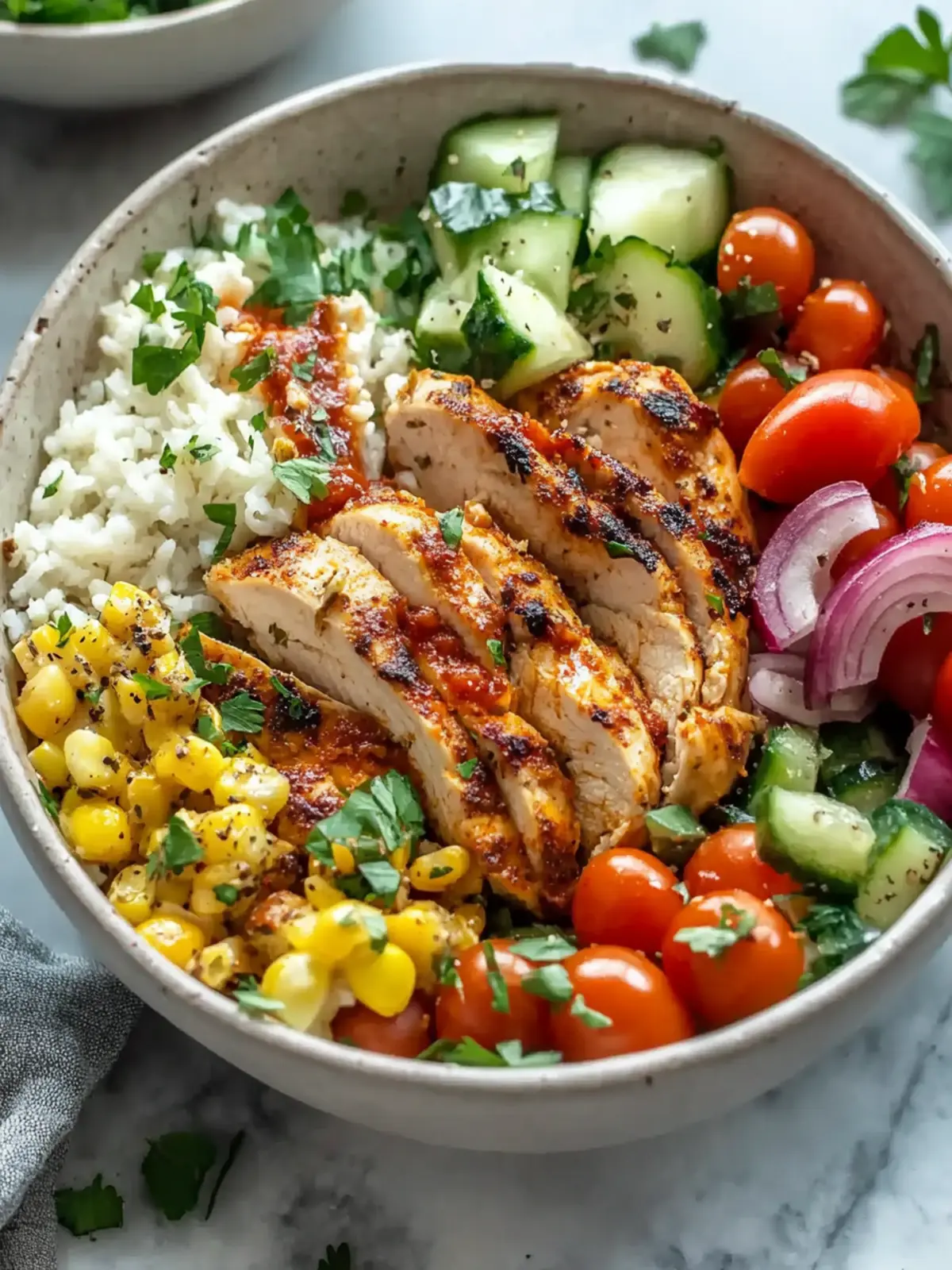 Mouthwatering Mediterranean Chicken Bowls for Flavor Lovers 4 Mouthwatering Mediterranean Chicken Bowls