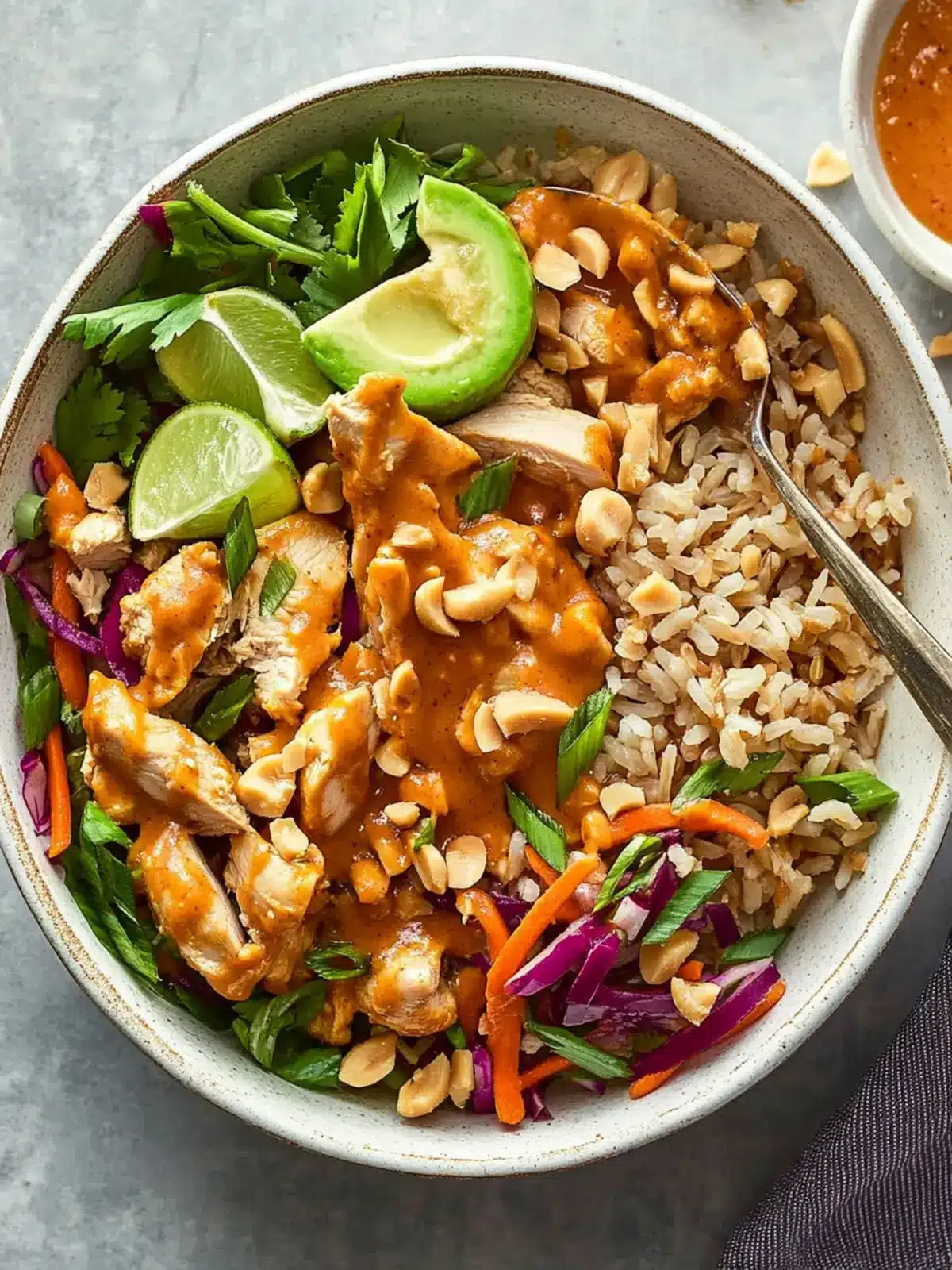 Spicy Thai Chicken and Brown Rice Bowls for a Flavor Boost 3 Spicy Thai Chicken and Brown Rice Bowls