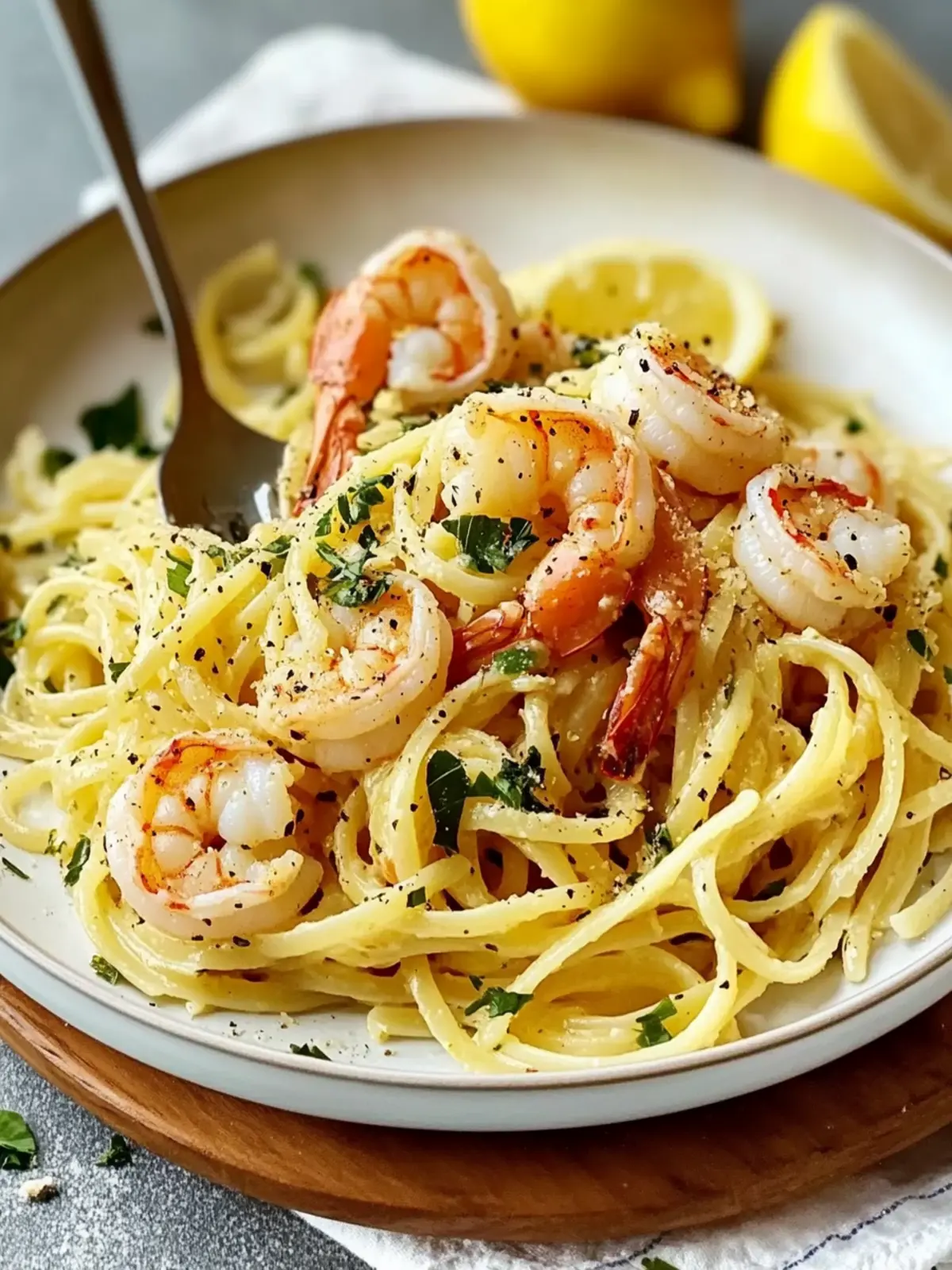 Lemony Shrimp Pasta Olio Aglio: A Quick Flavor Boost! 5 Lemony Shrimp Pasta Olio Aglio