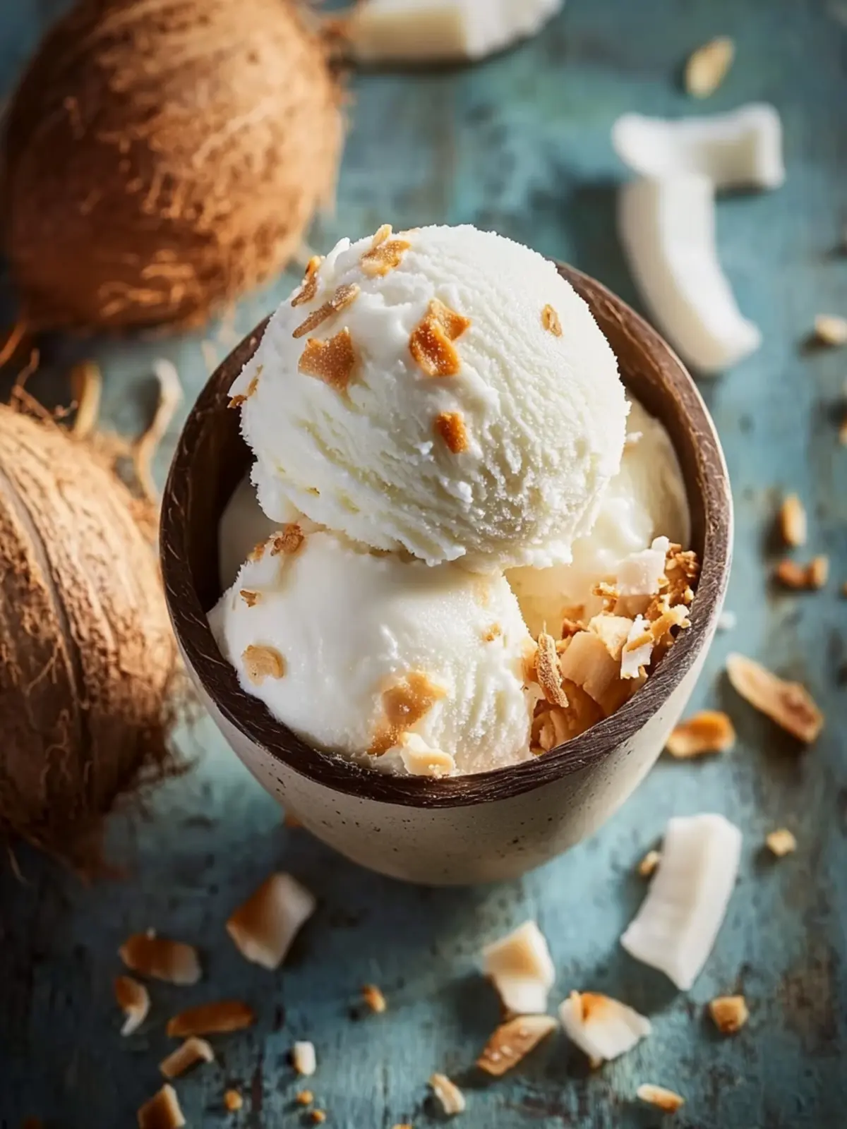 Creamy Toasted Coconut Ice Cream – No-Churn Paradise Treat 4 Toasted Coconut Ice Cream
