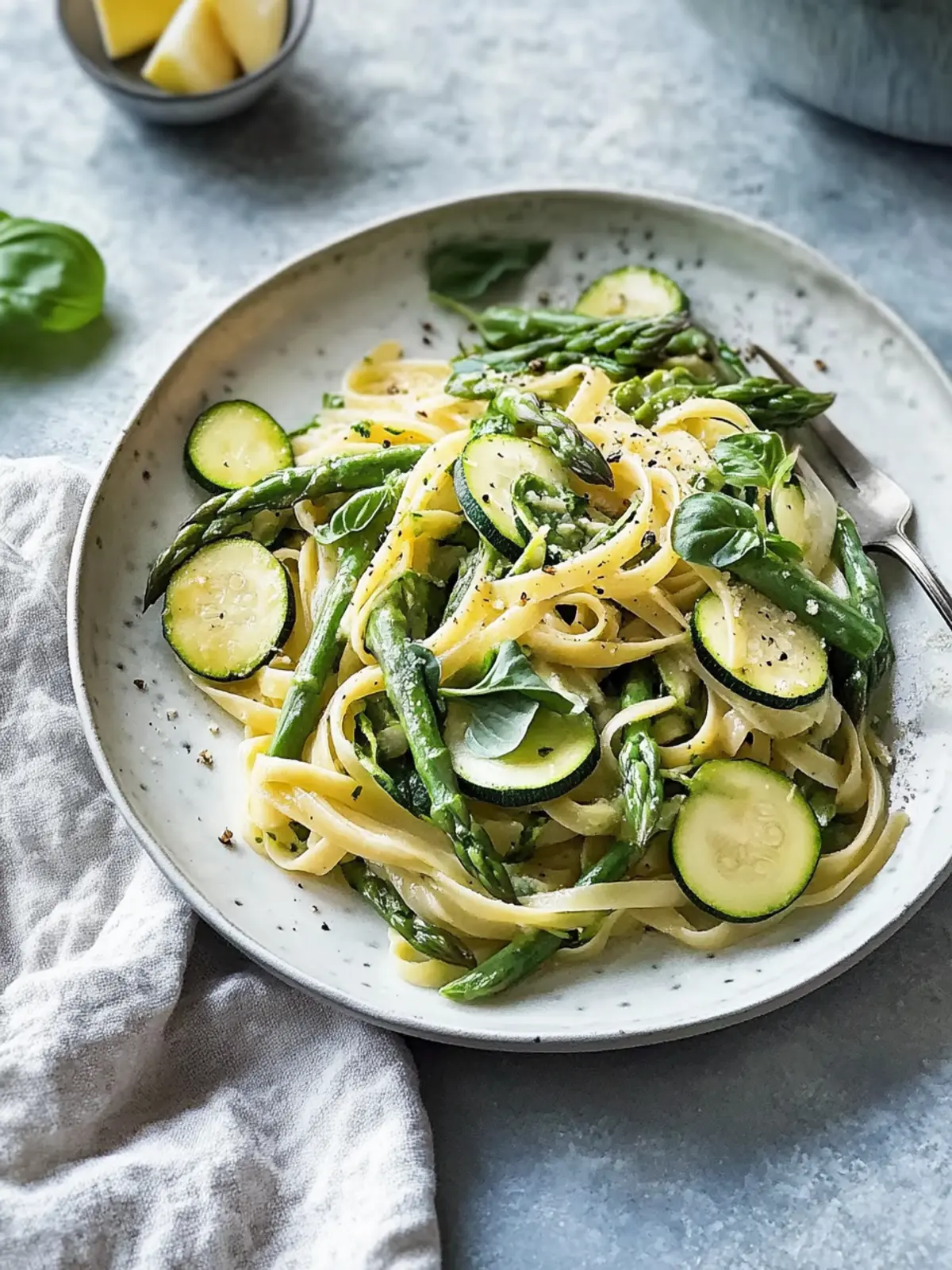 Simple Asparagus and Zucchini Pasta That Dazzles Your Tastebuds 4 Simple Asparagus and Zucchini Pasta