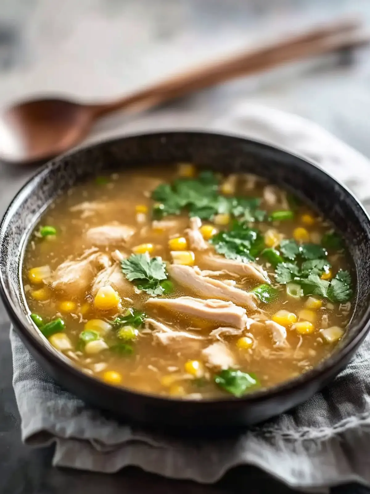 Savory Chinese Corn Soup with Chicken: Comfort in a Bowl 2 Chinese Corn Soup with Chicken