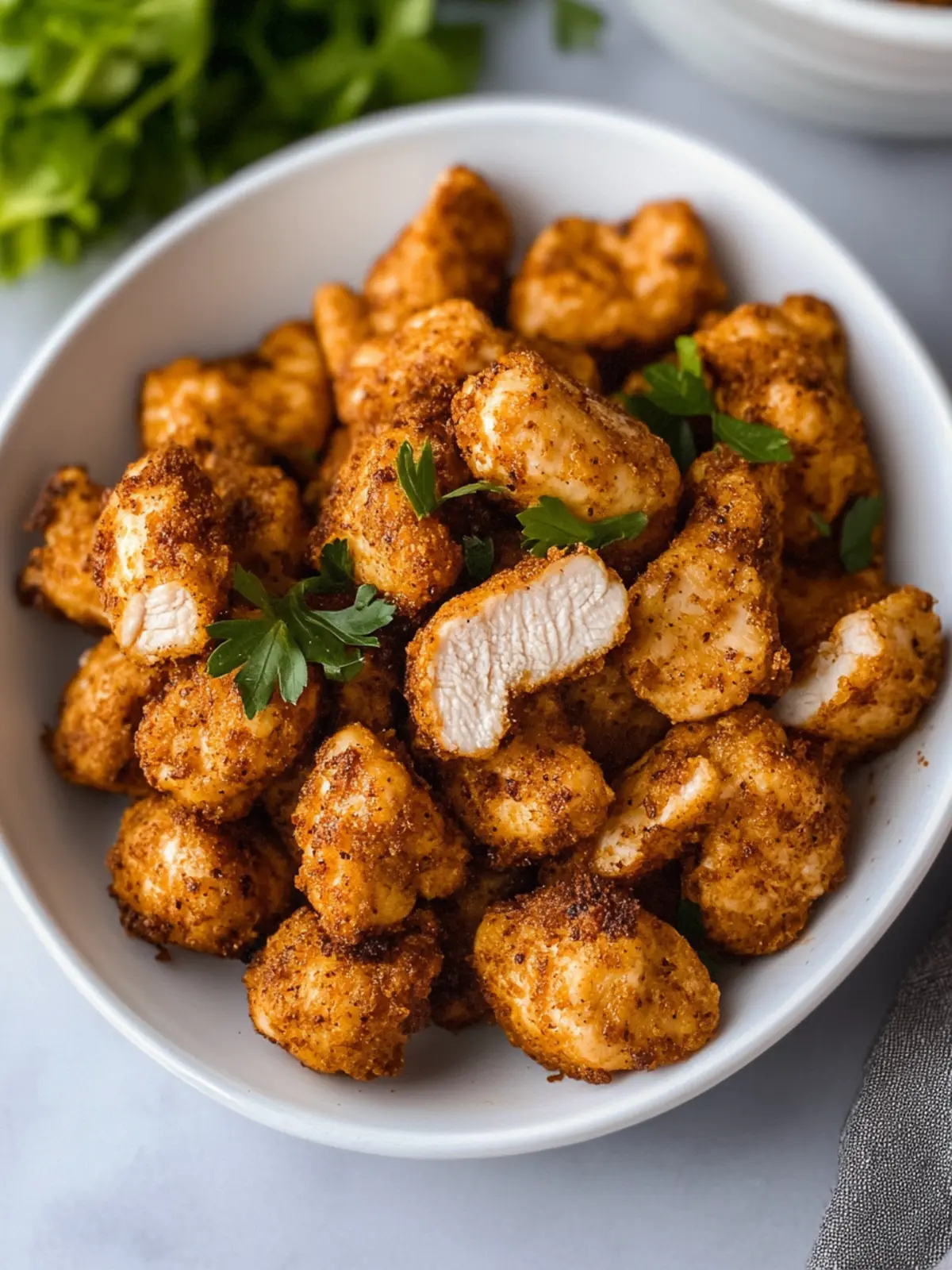 Crispy Air Fryer Chicken Bites That Are So Easy to Make 2 Air Fryer Chicken Bites