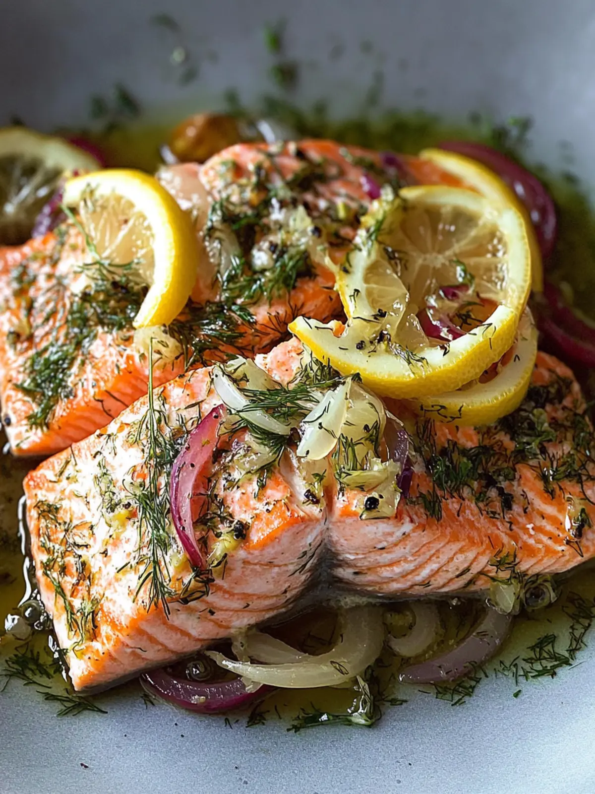 Savory Slow-Roasted Lemon Dill Salmon for a Cozy Dinner 3 Slow-roasted Lemon Dill Salmon