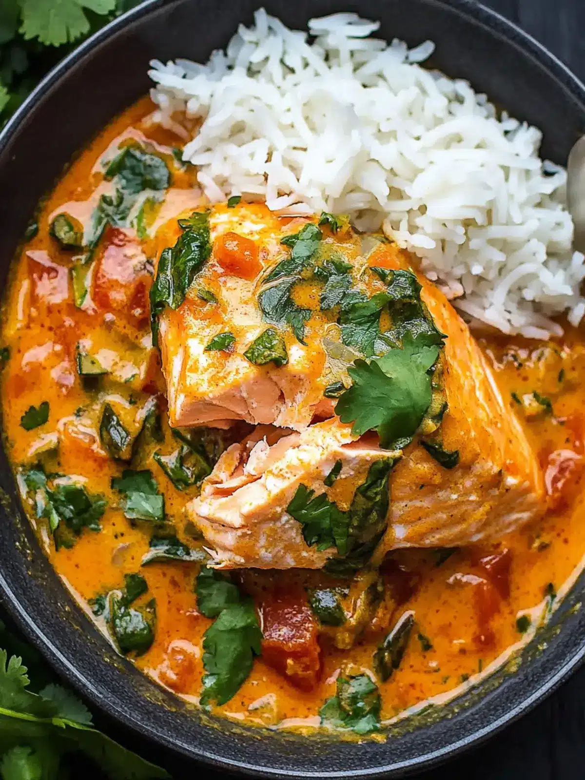 Salmon With Coconut Curry: A Flavorful Twist on Seafood 2 Salmon With Coconut Curry