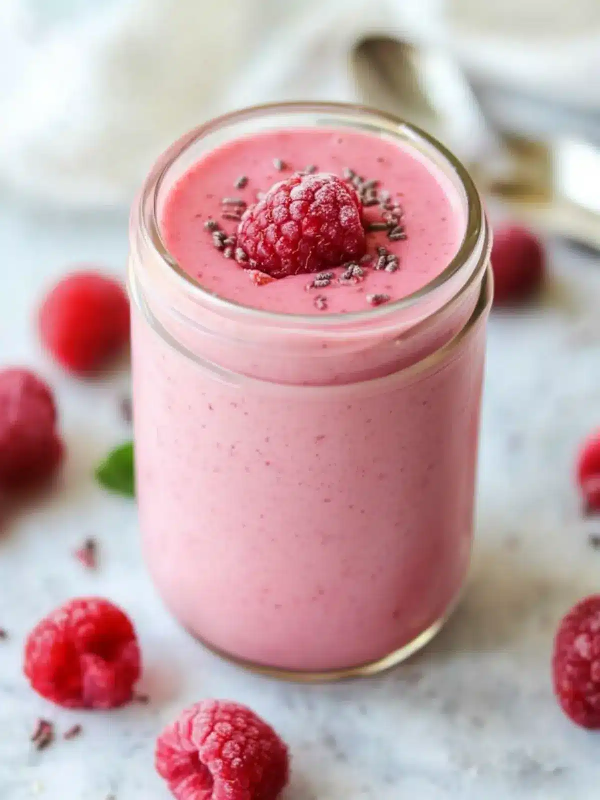 Creamy High Protein Raspberry Cheesecake Smoothie Bliss 4 High Protein Raspberry Cheesecake Smoothie