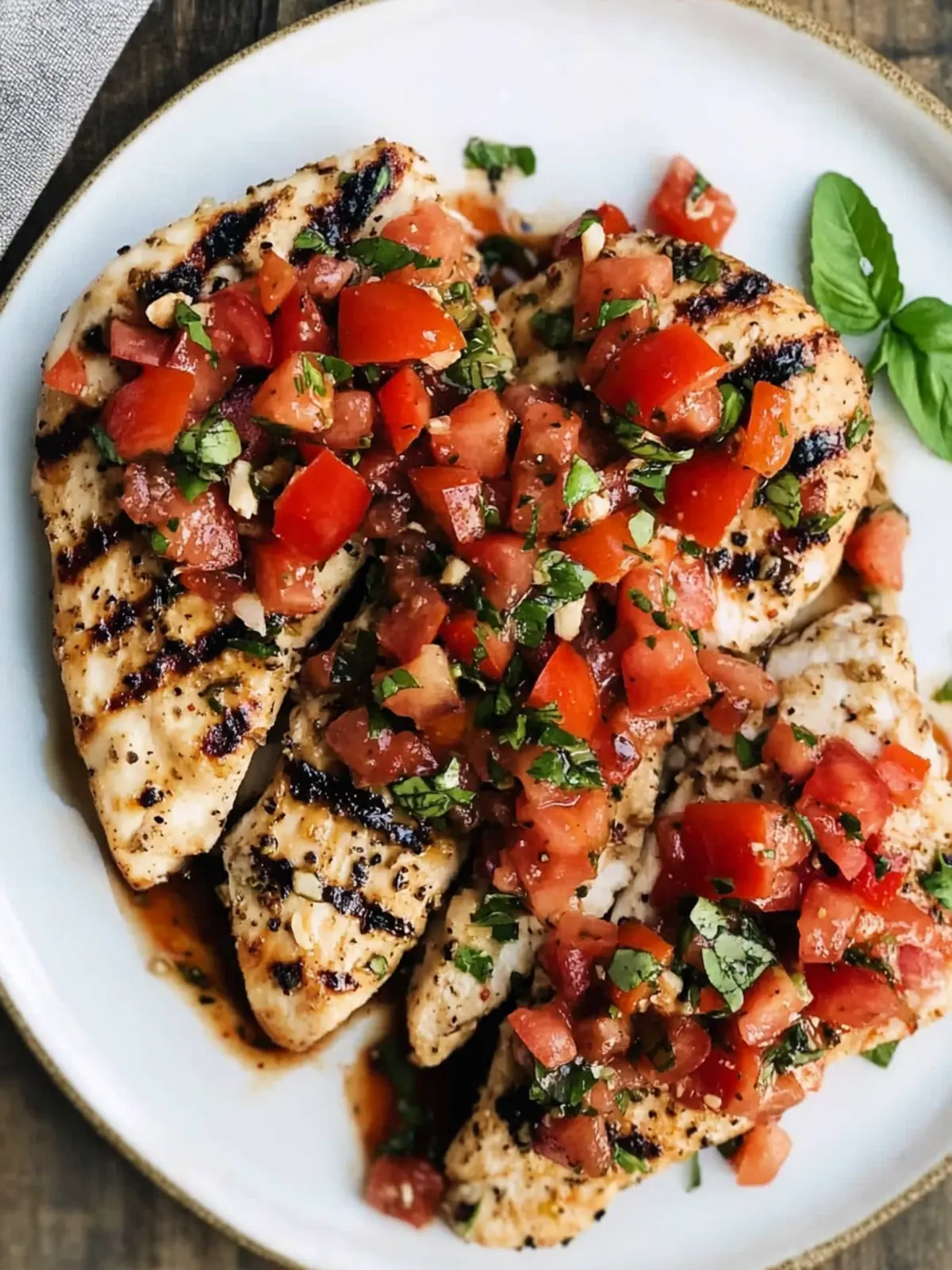 Easy Bruschetta Chicken: Your New Healthy Summer Favorite 4 Easy Bruschetta Chicken