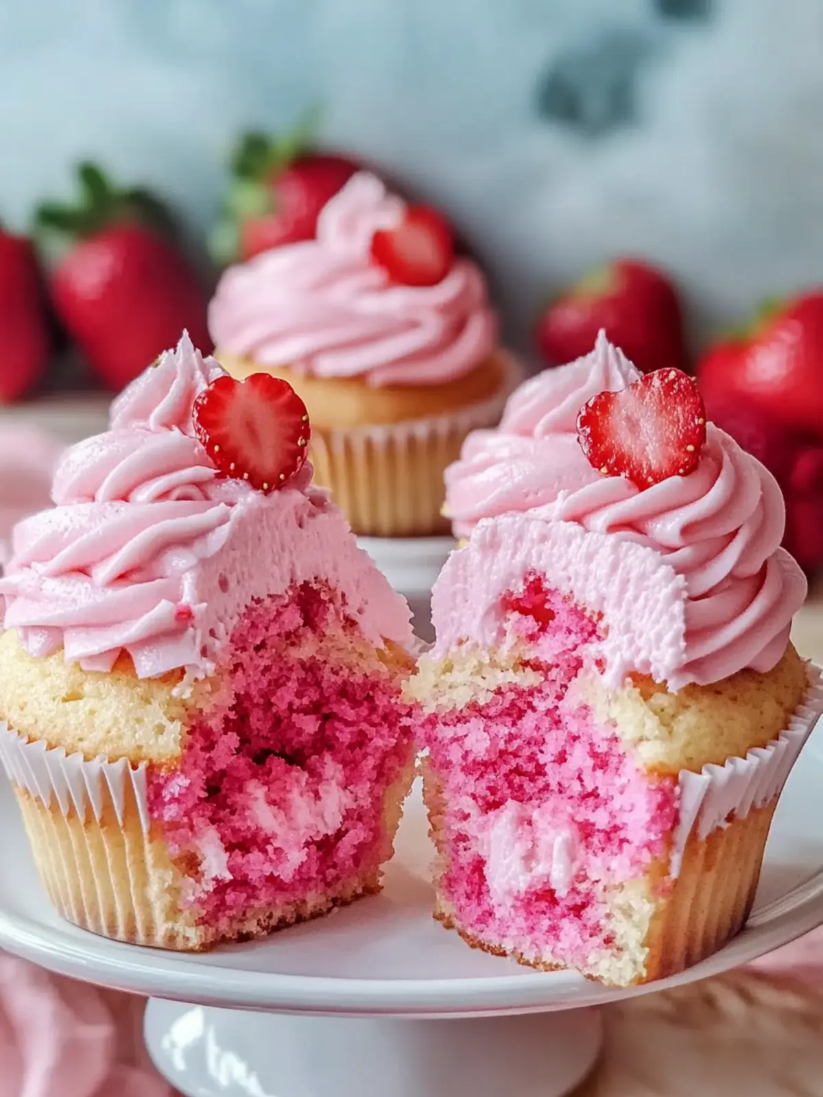 Irresistible Strawberry Milkshake Cupcakes You’ll Love 4 Strawberry Milkshake Cupcakes