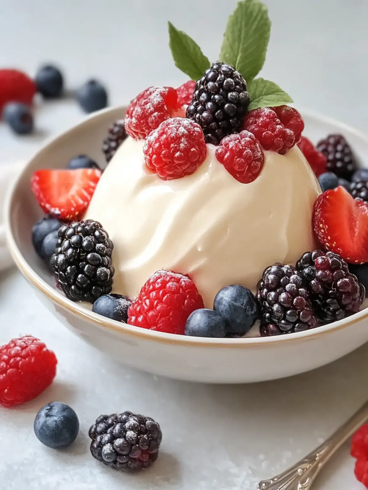 Bavarian Cream and Berries: A Luxurious Make-Ahead Delight 4 Bavarian Cream and Berries