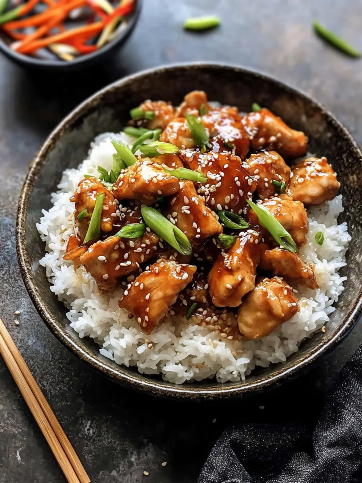 Savory Weeknight Sesame Teriyaki Chicken with Ginger Rice 3 Weeknight Sesame Teriyaki Chicken with Ginger Rice