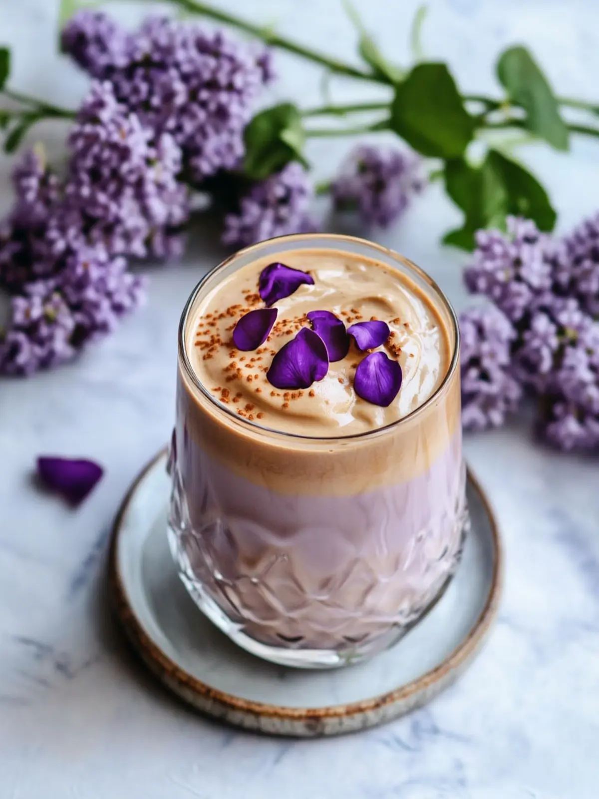 Whip Up Ube Dalgona Coffee for a Colorful Morning Boost 2 Ube Dalgona Coffee