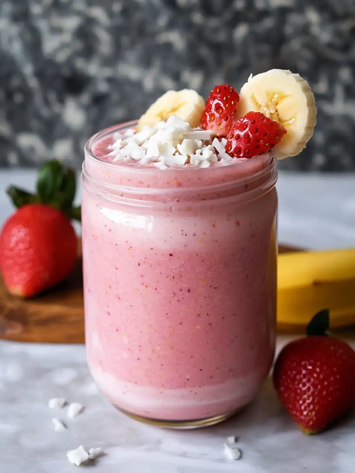 Delicious Strawberry Banana Coconut Smoothie for a Tropical Boost 5 Strawberry Banana Coconut Smoothie