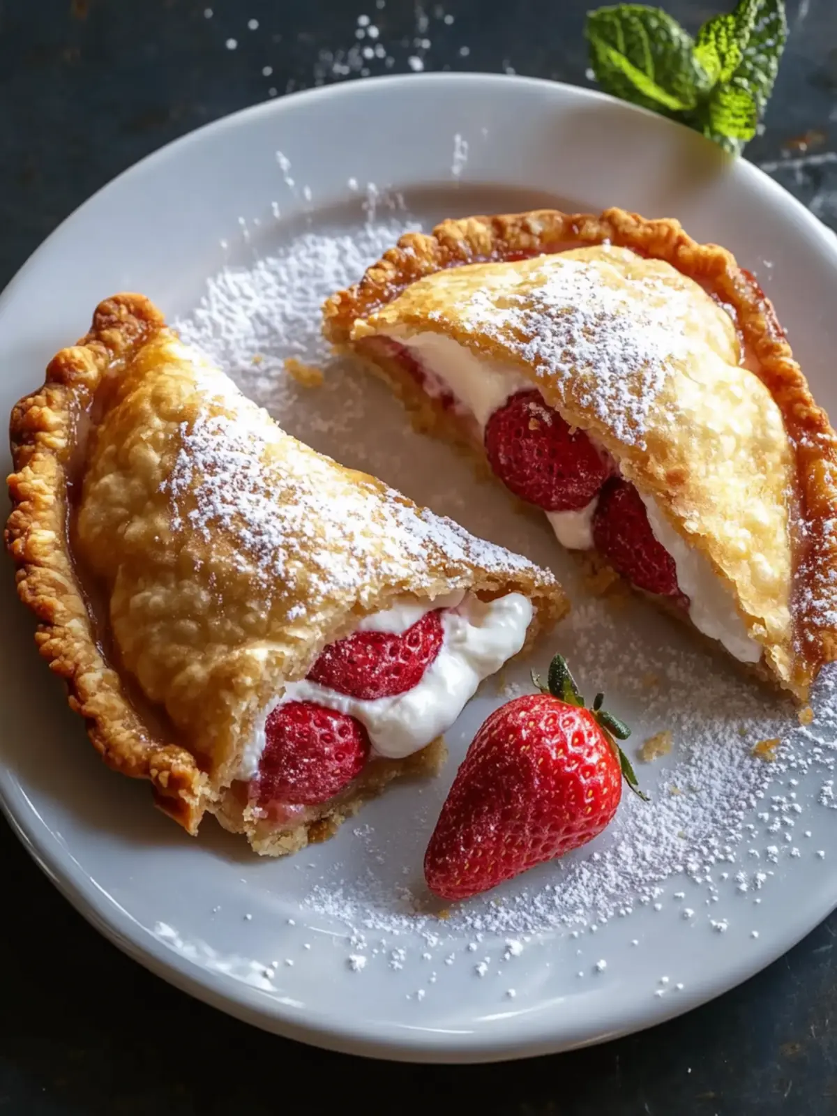 Crispy Deep Fried Strawberry Cheesecake Pies Made Easy 2 Deep Fried Strawberry Cheesecake Pies