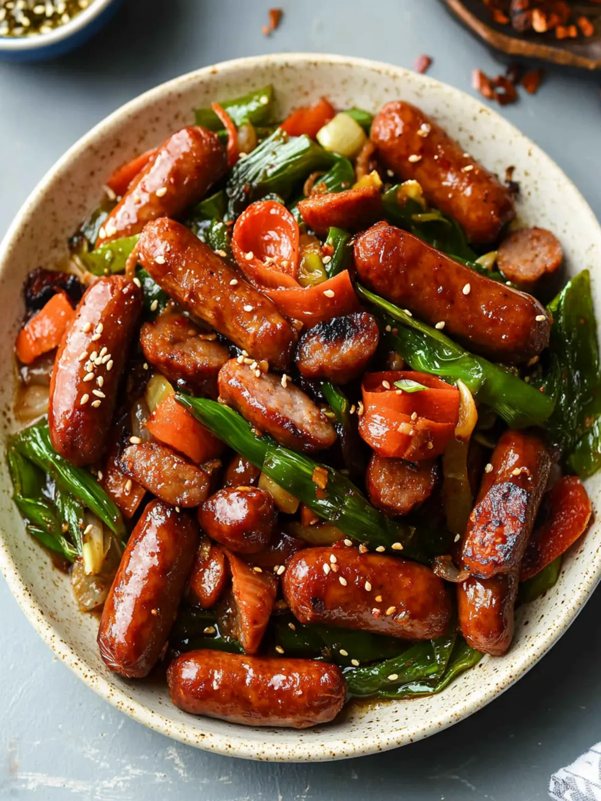 Korean Sausage Stir-Fry: A Flavor-Packed Dinner Ready in Minutes 4 Korean Sausage Stir-Fry