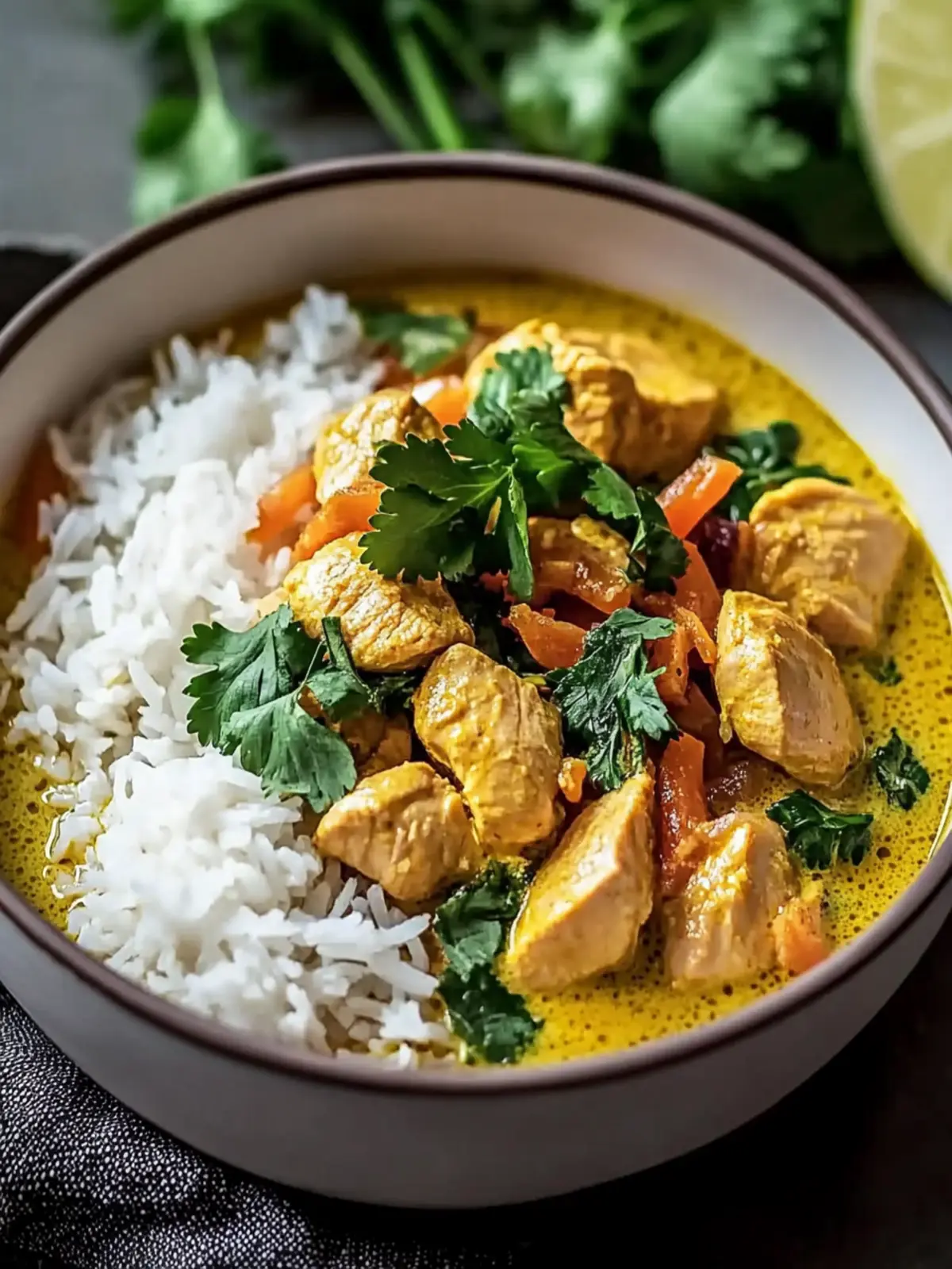 Golden Coconut Chicken Curry: A Flavorful Comfort Classic 2 Golden Coconut Chicken Curry